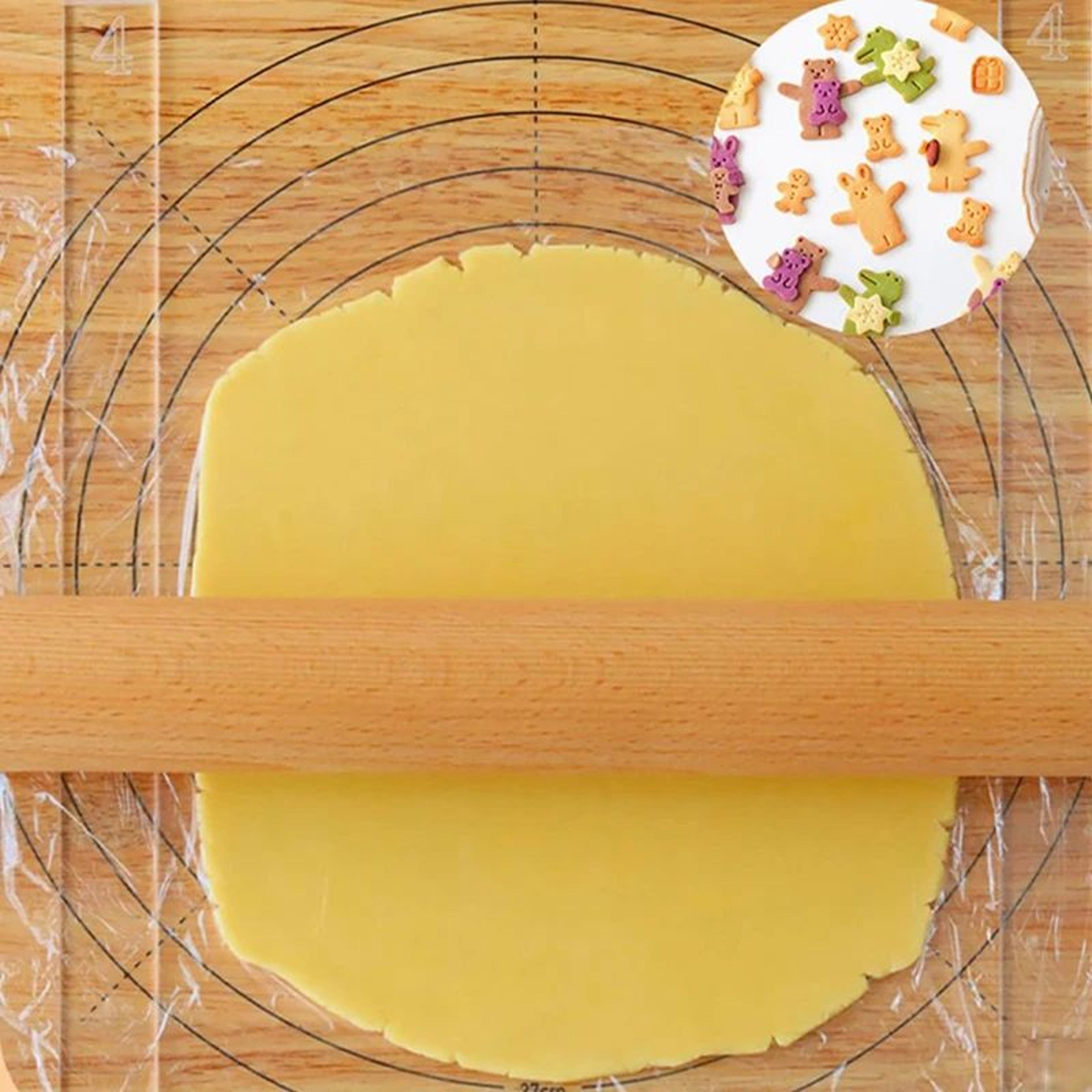 Acrylic Baking Ruler  Pastry Thickness Tool Set 8