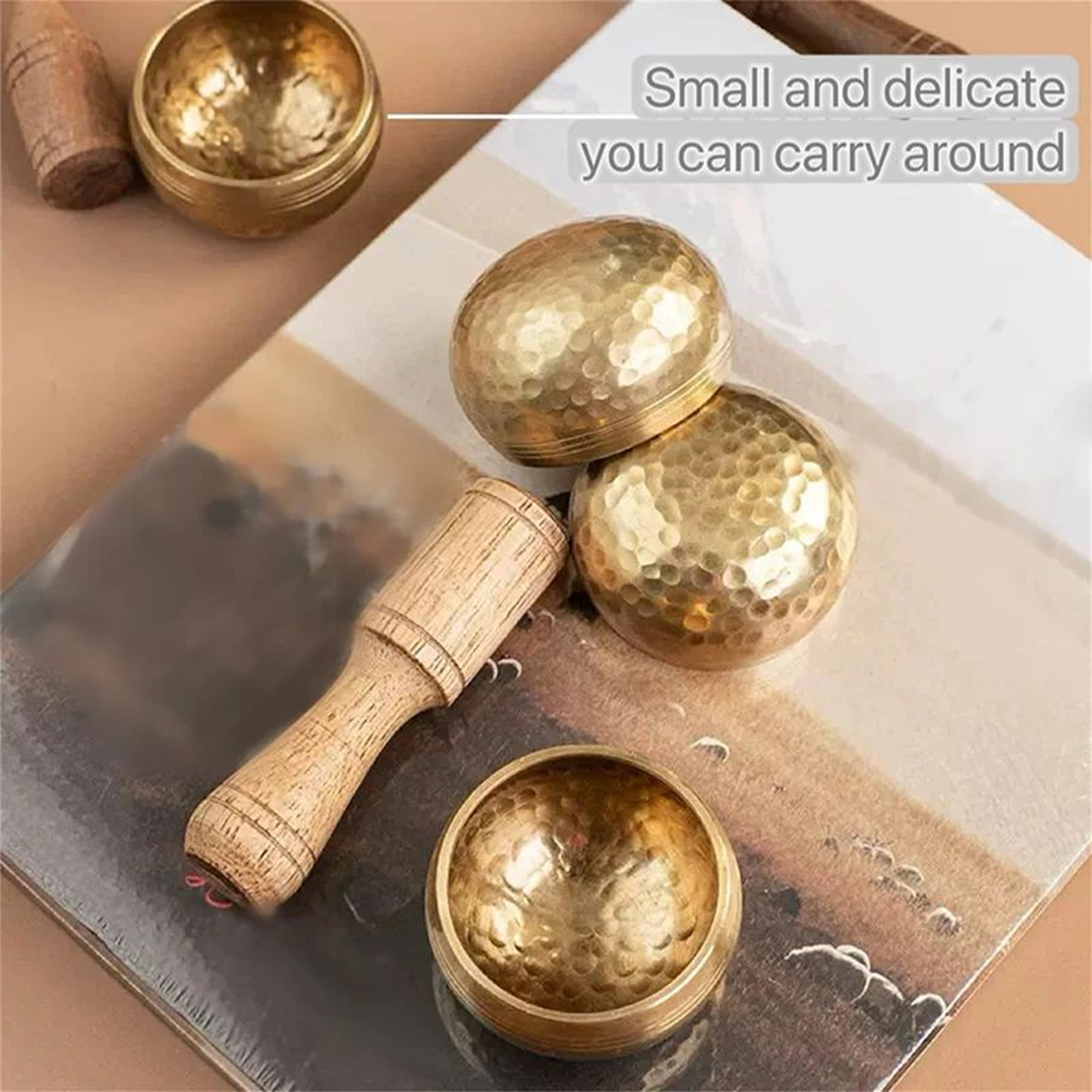 Traditional Tibetan Brass Singing Bowl For Meditation 1