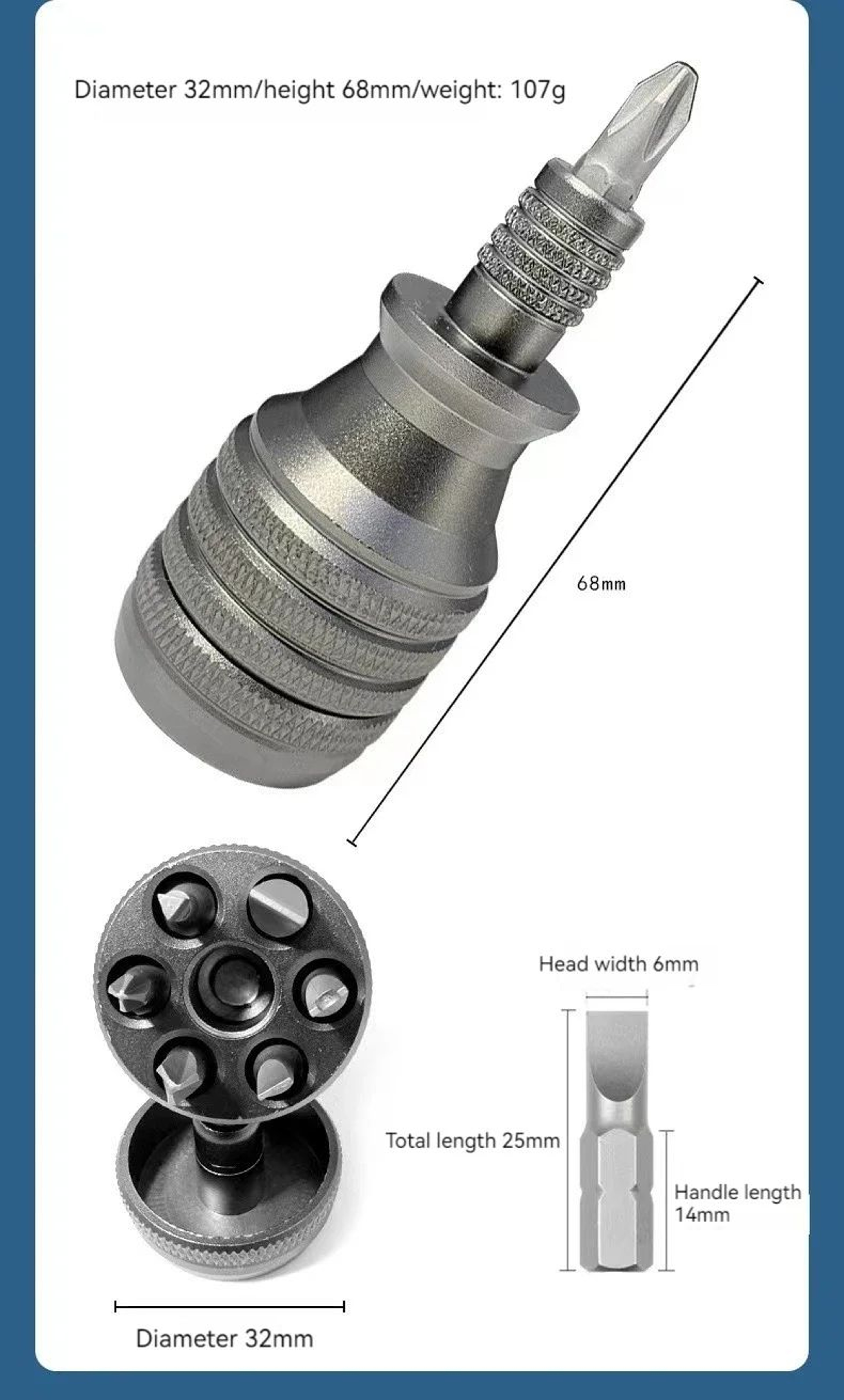 Adjustable Ratchet Screwdriver Set 13