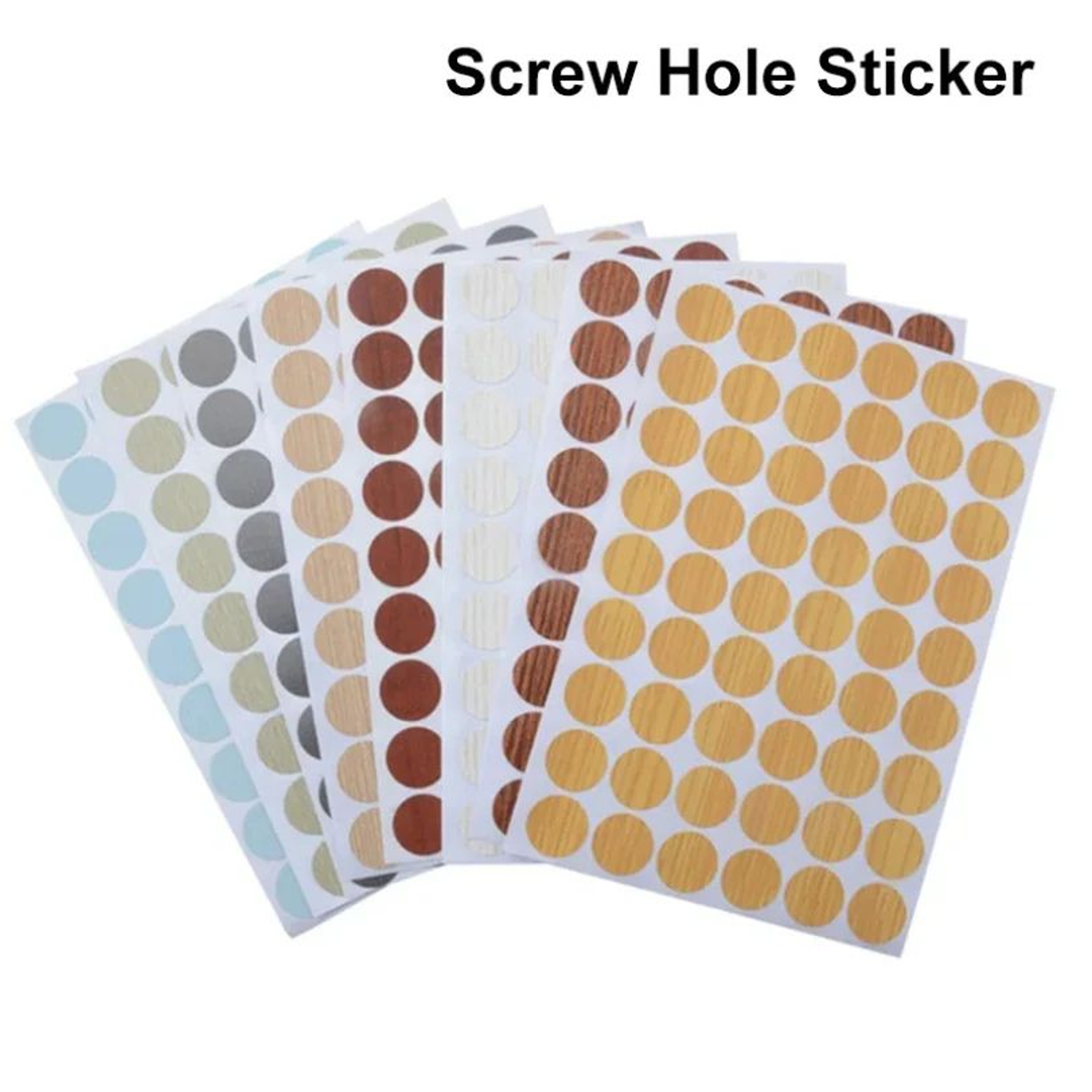 Self Adhesive Furniture Screw Cover Stickers 5
