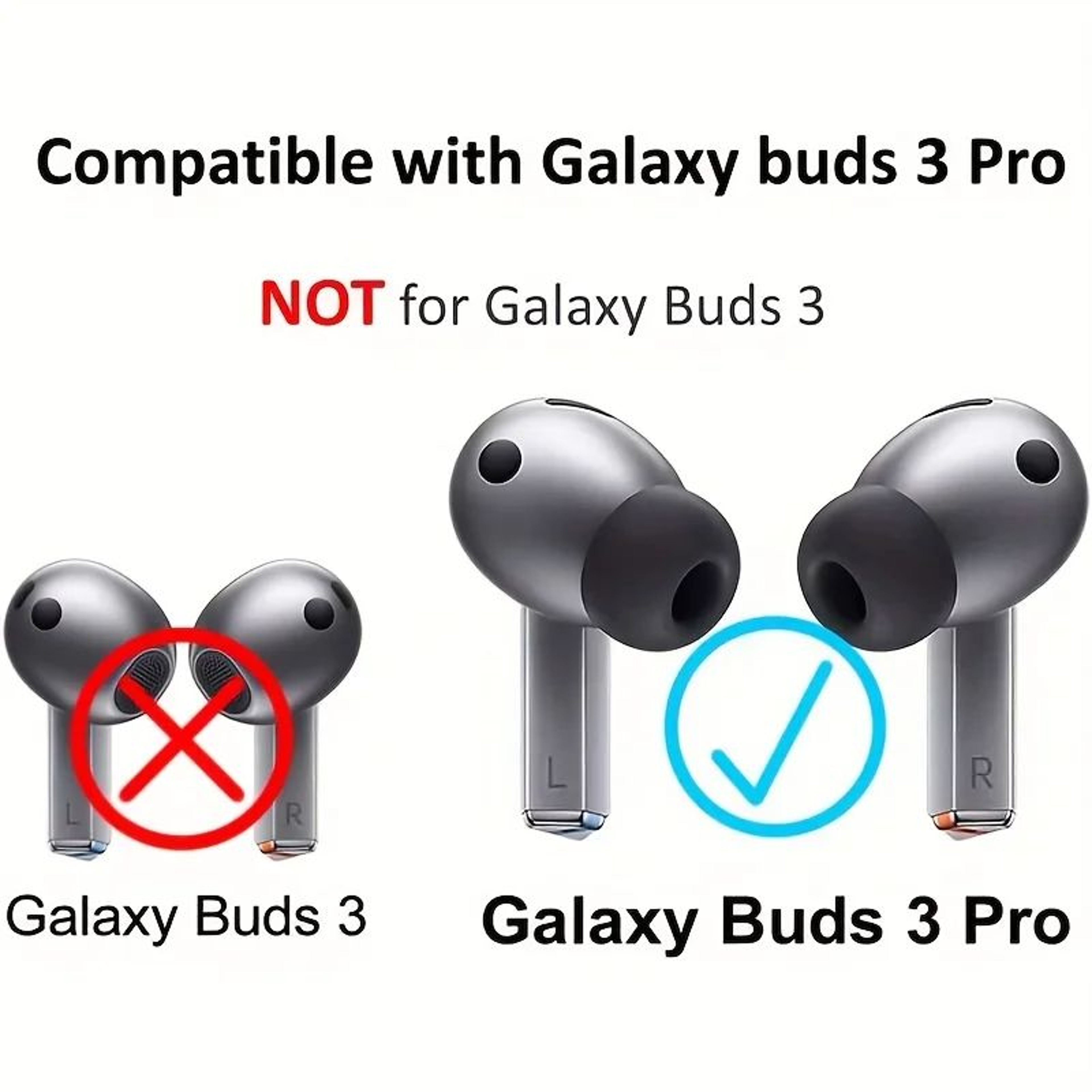 Silicone Sport Ear Hooks For Galaxy Buds 3 Pro 1