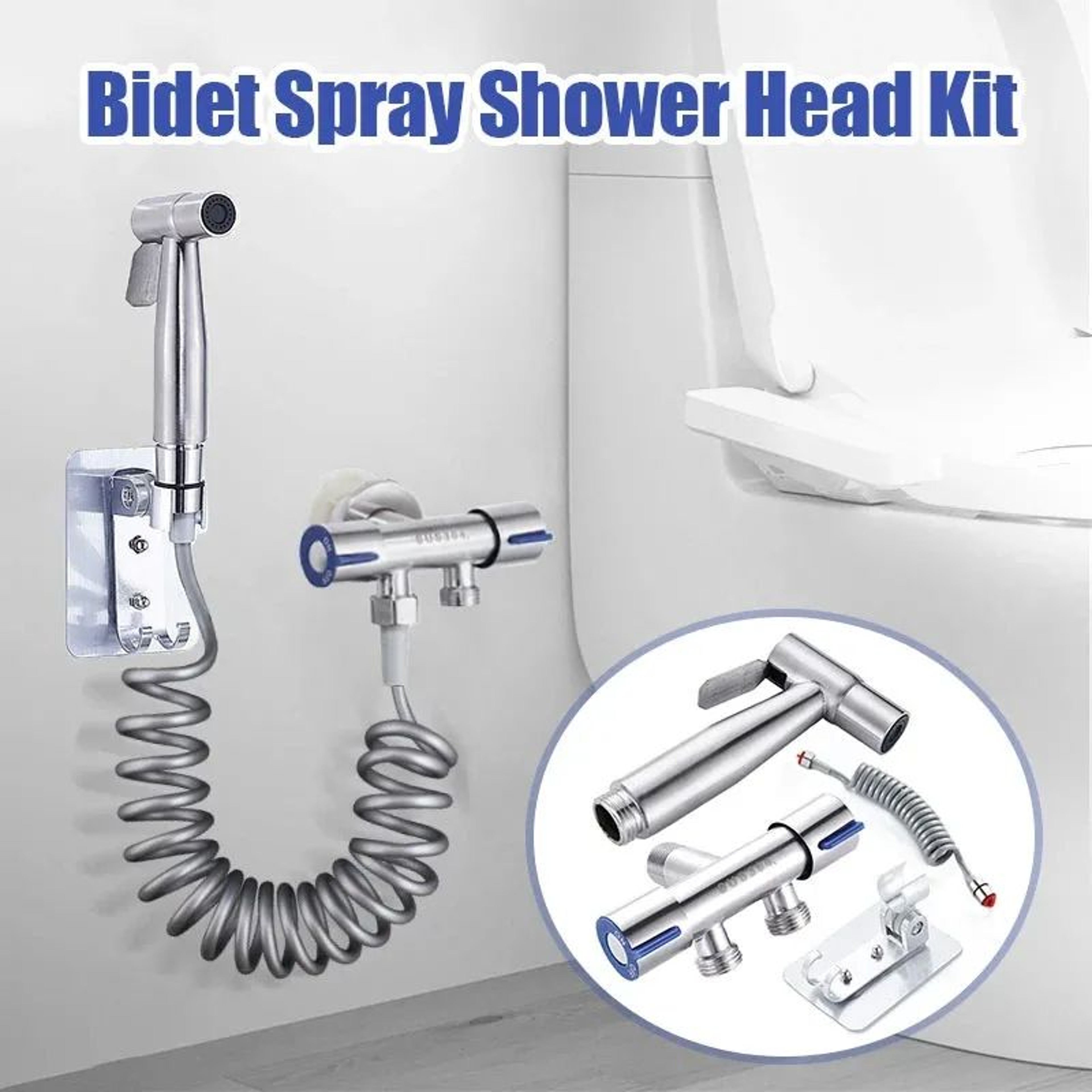 Handheld Toilet Bidet Sprayer Set 0