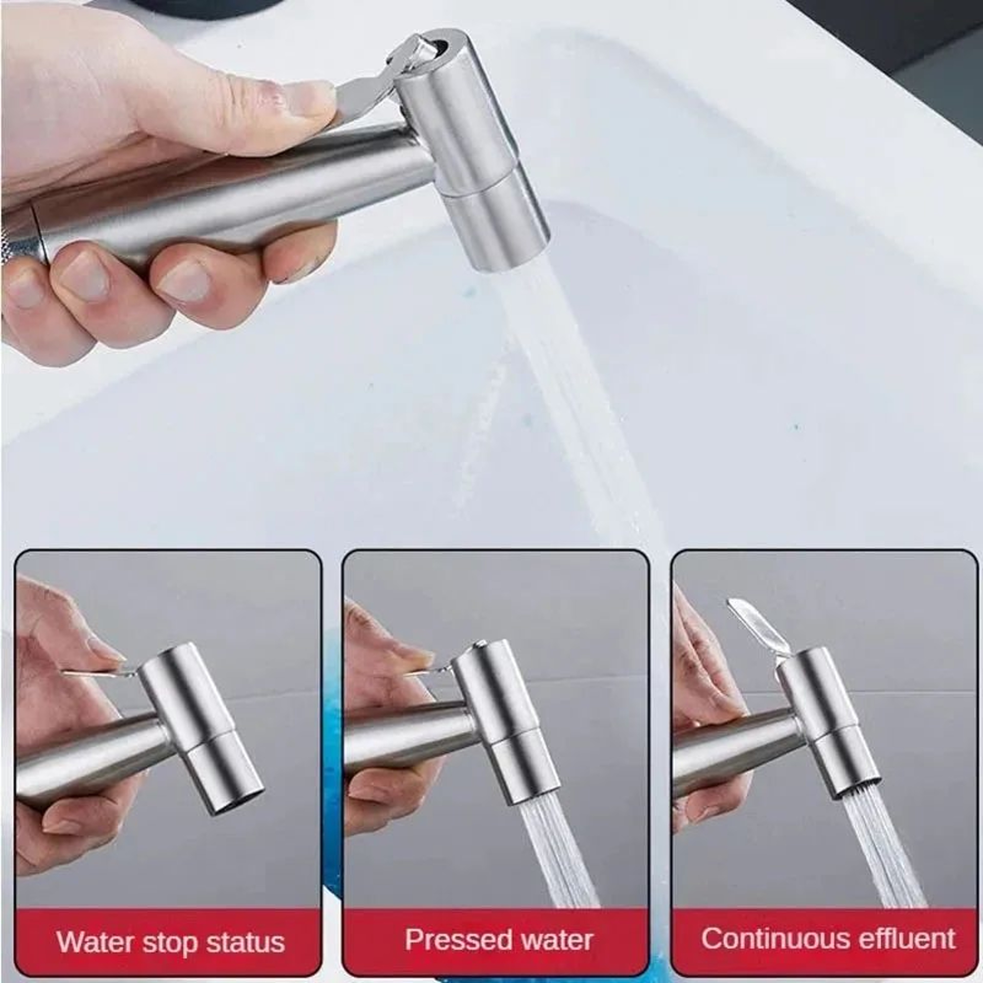Handheld Toilet Bidet Sprayer Set 4