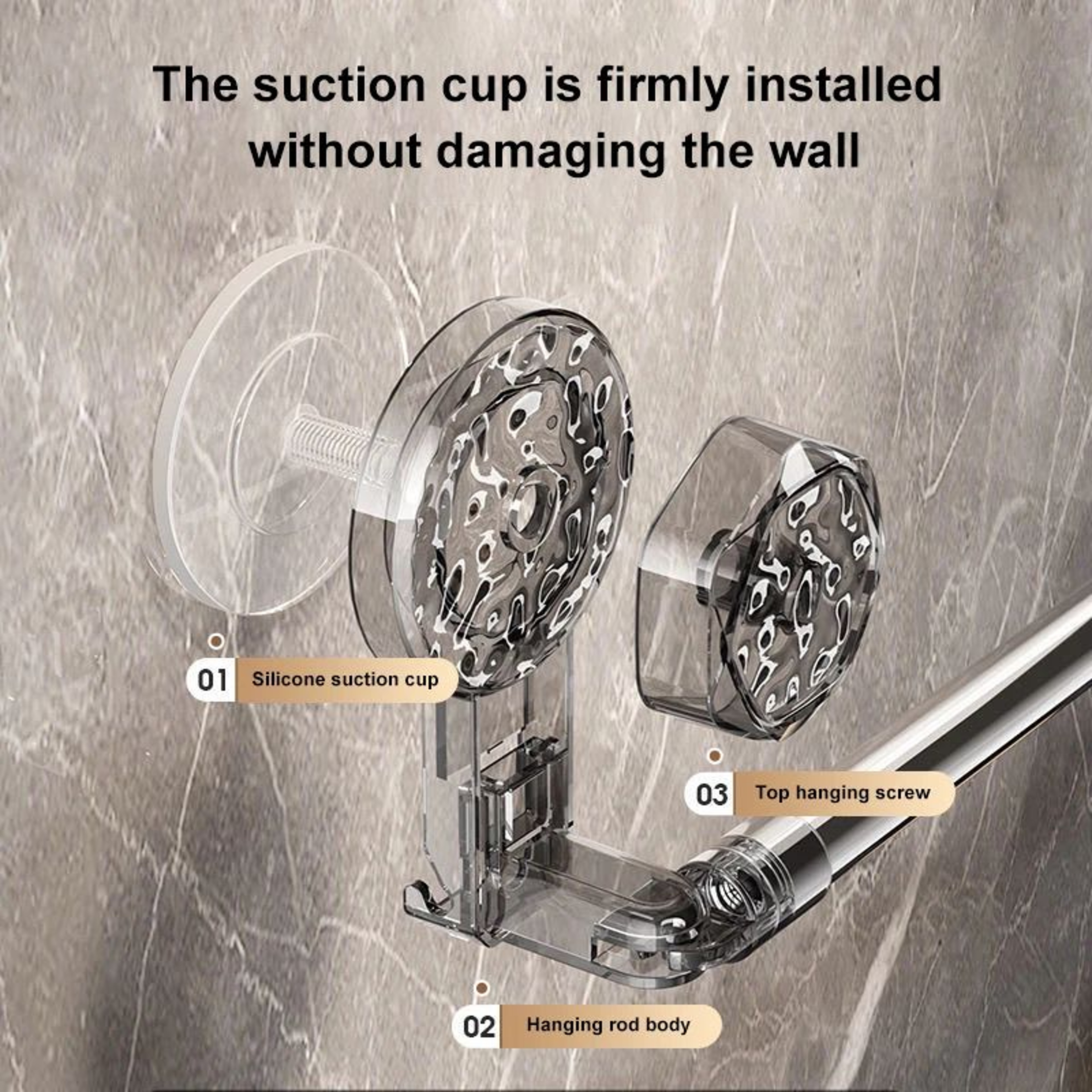 Suction Cup Slipper And Towel Rack 5