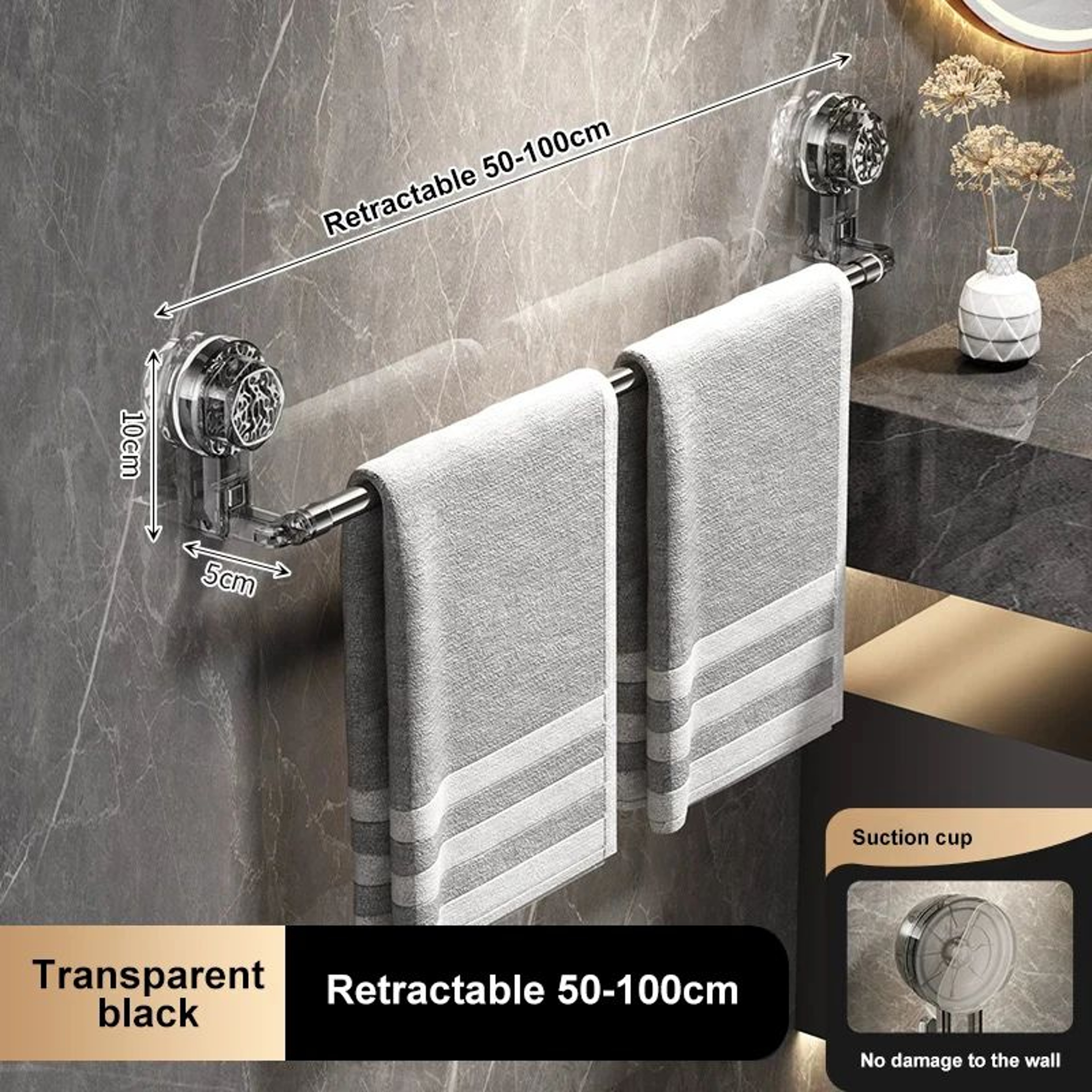 Suction Cup Slipper And Towel Rack 8