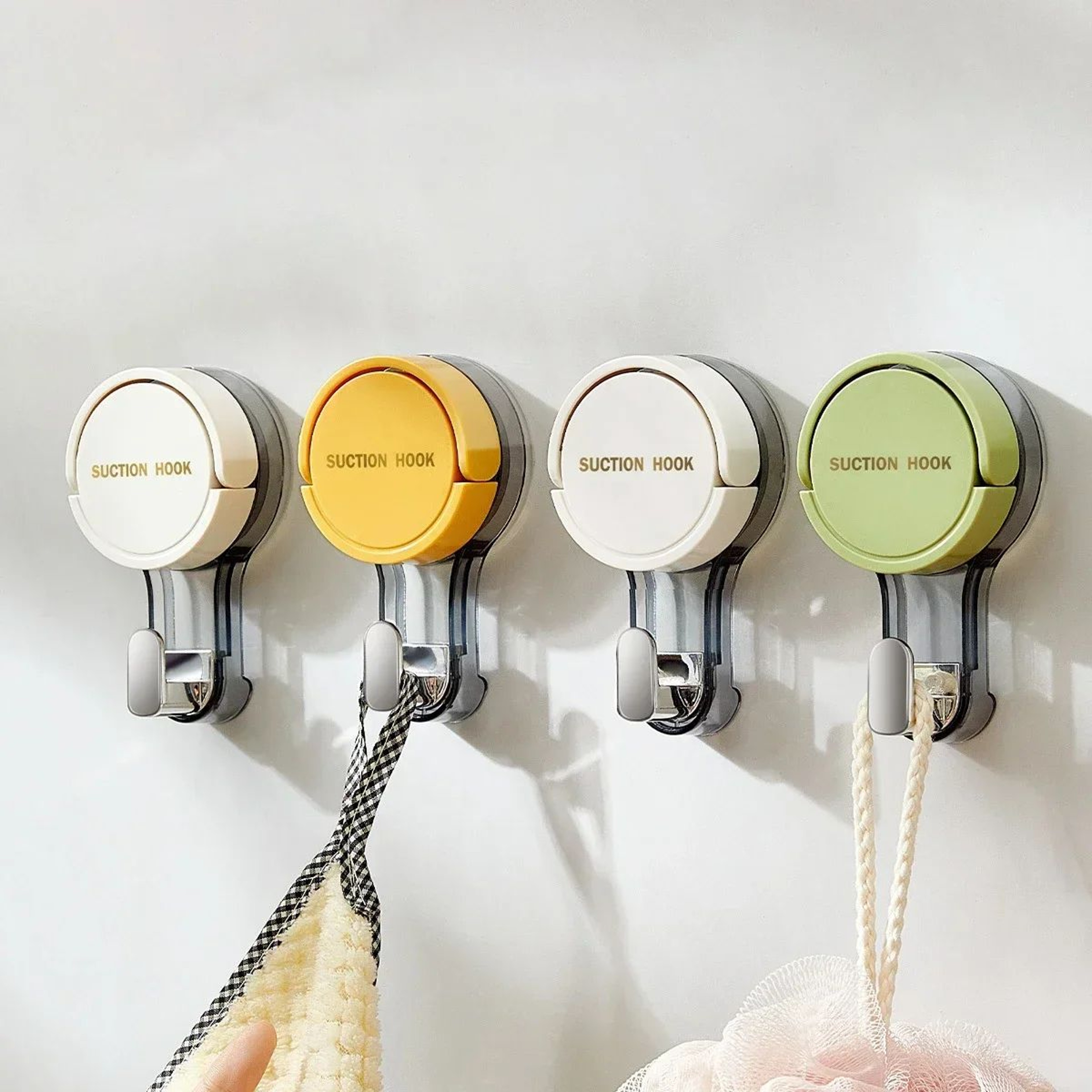 Reusable Suction Cup Hooks Set 10
