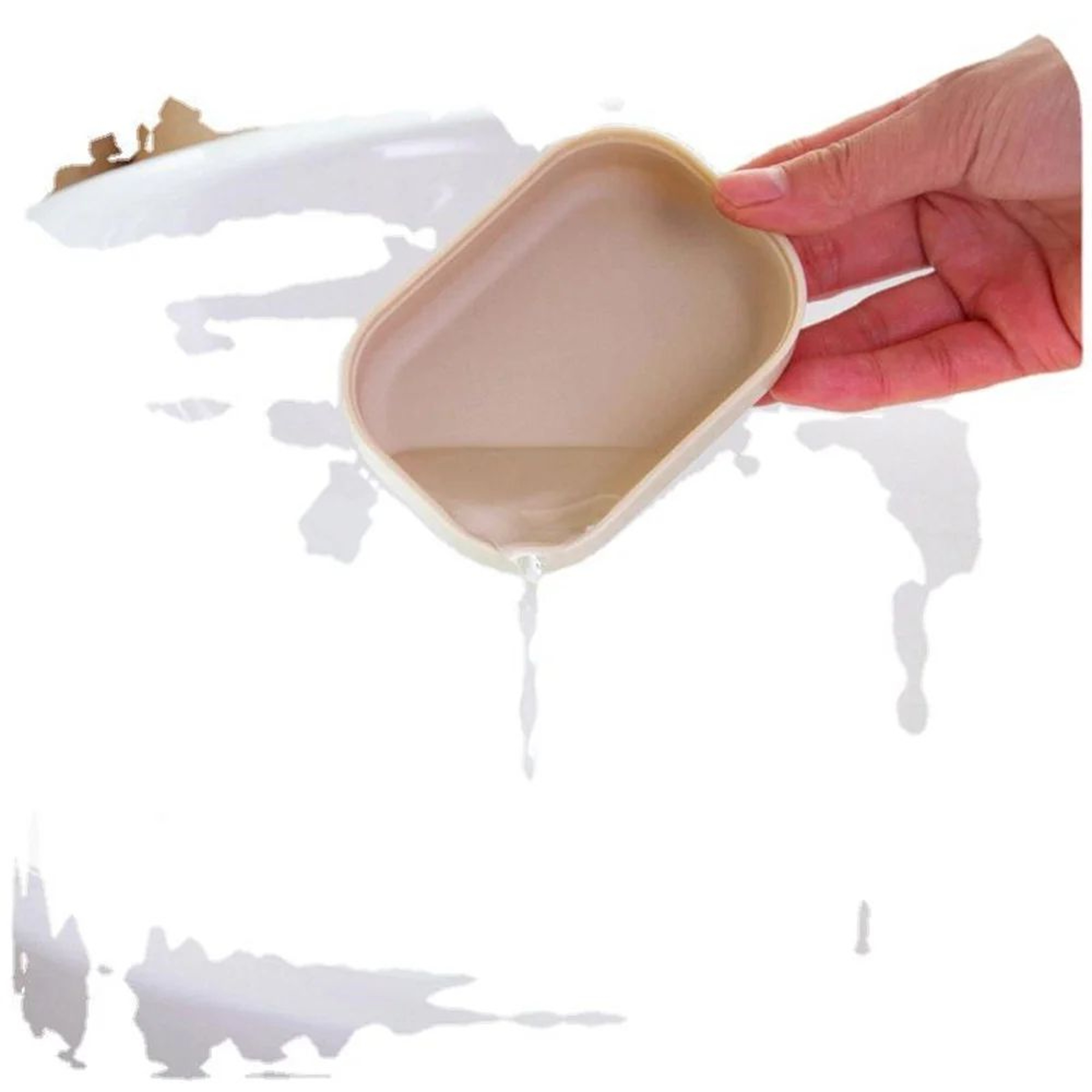 DoubleLayer Portable Soap Dish With Cover 3
