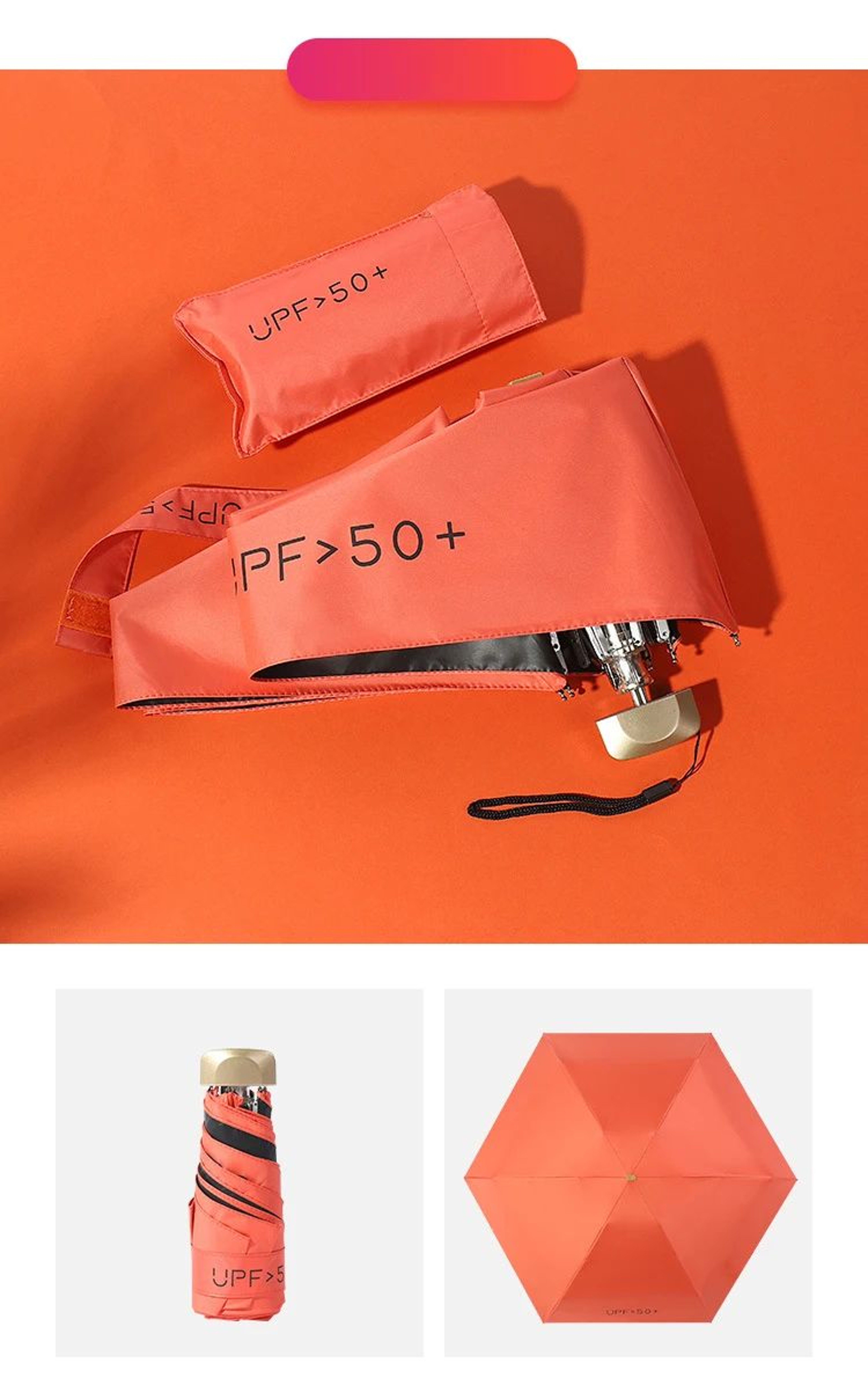 Mini UV Protection Pocket Umbrella 13
