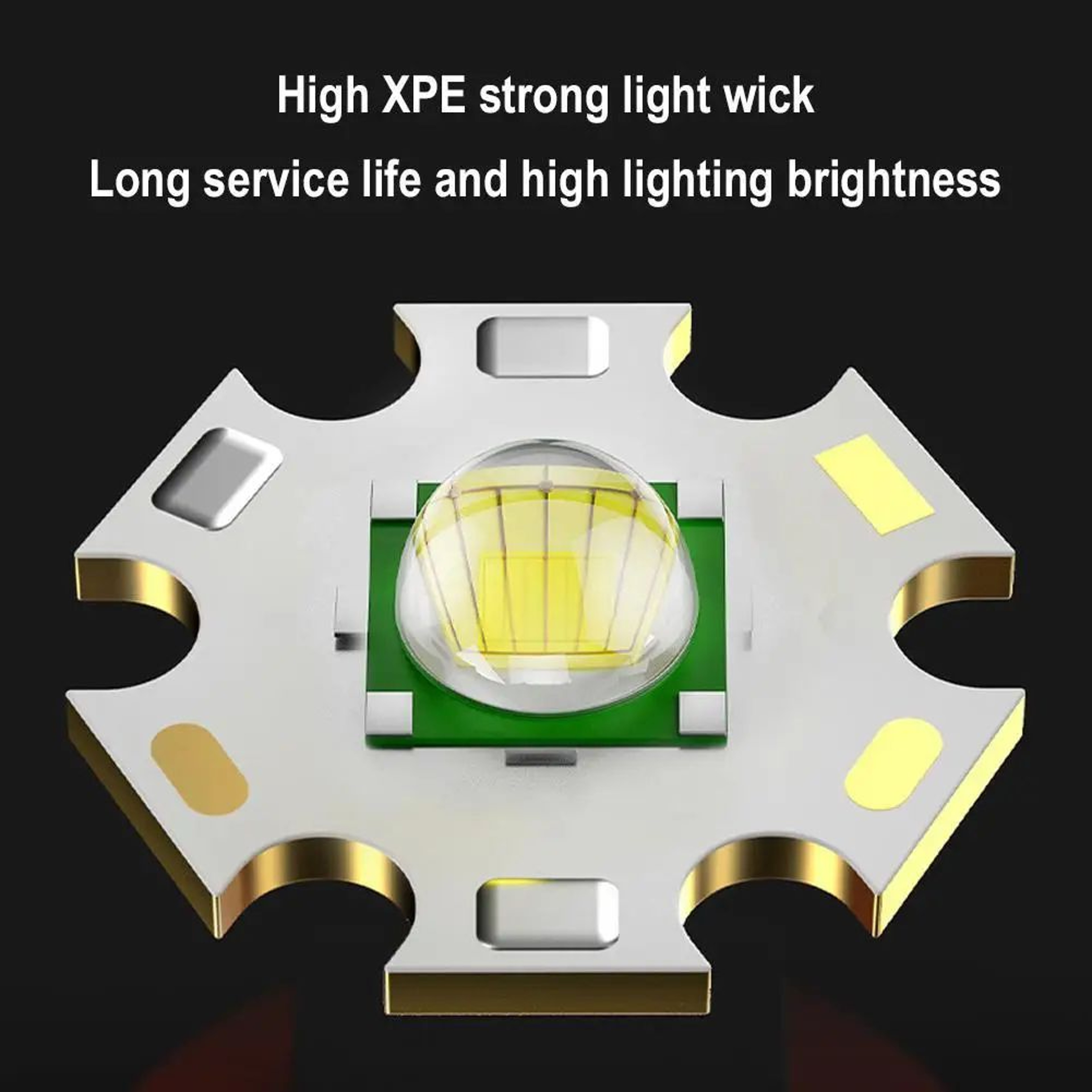 Rechargeable Super Bright LED Camping Flashlight 13
