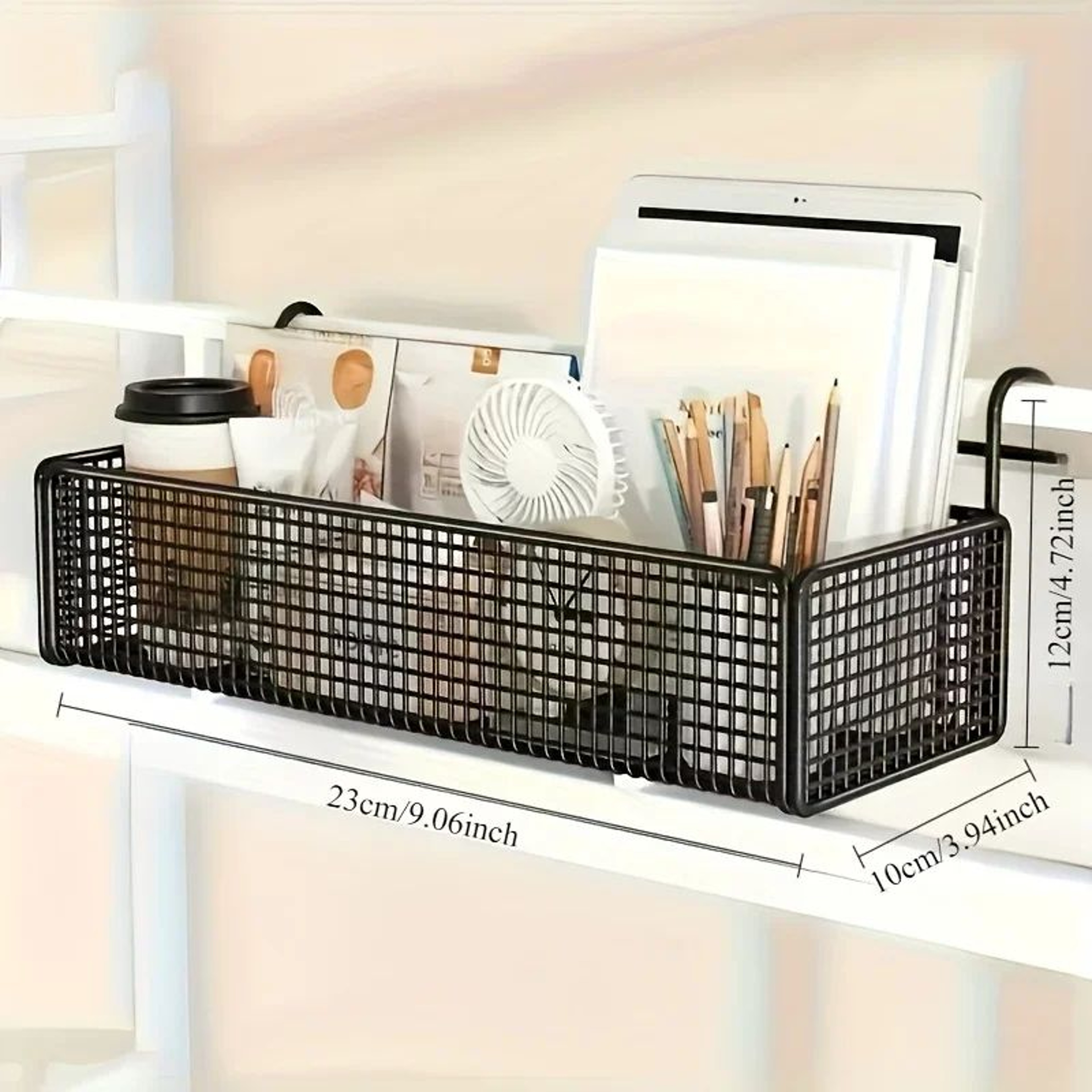 Space Saving Bedside Storage Rack 3