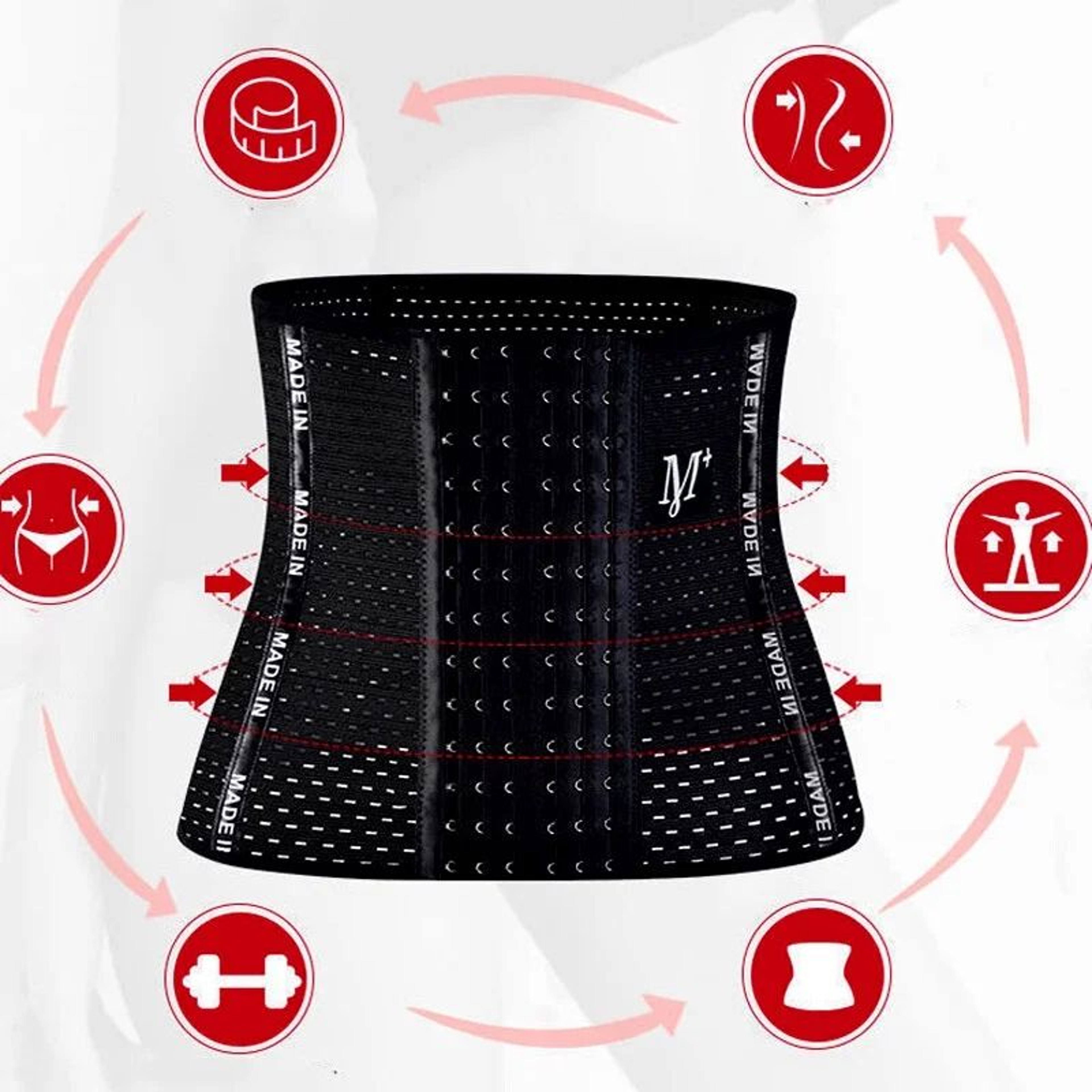 Women Adjustable Waist Shaping Belt 3