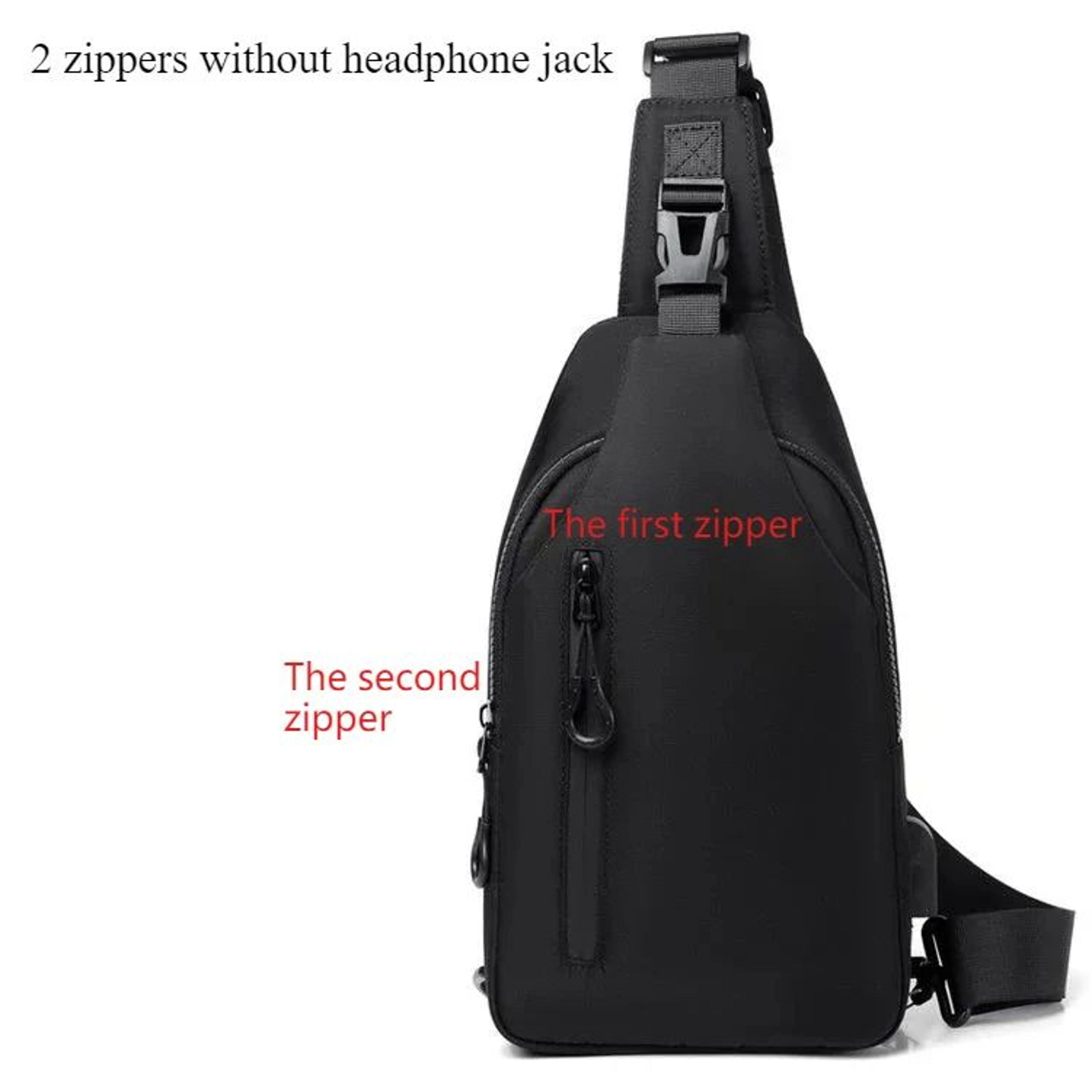 Men Nylon Crossbody Chest Bag 18