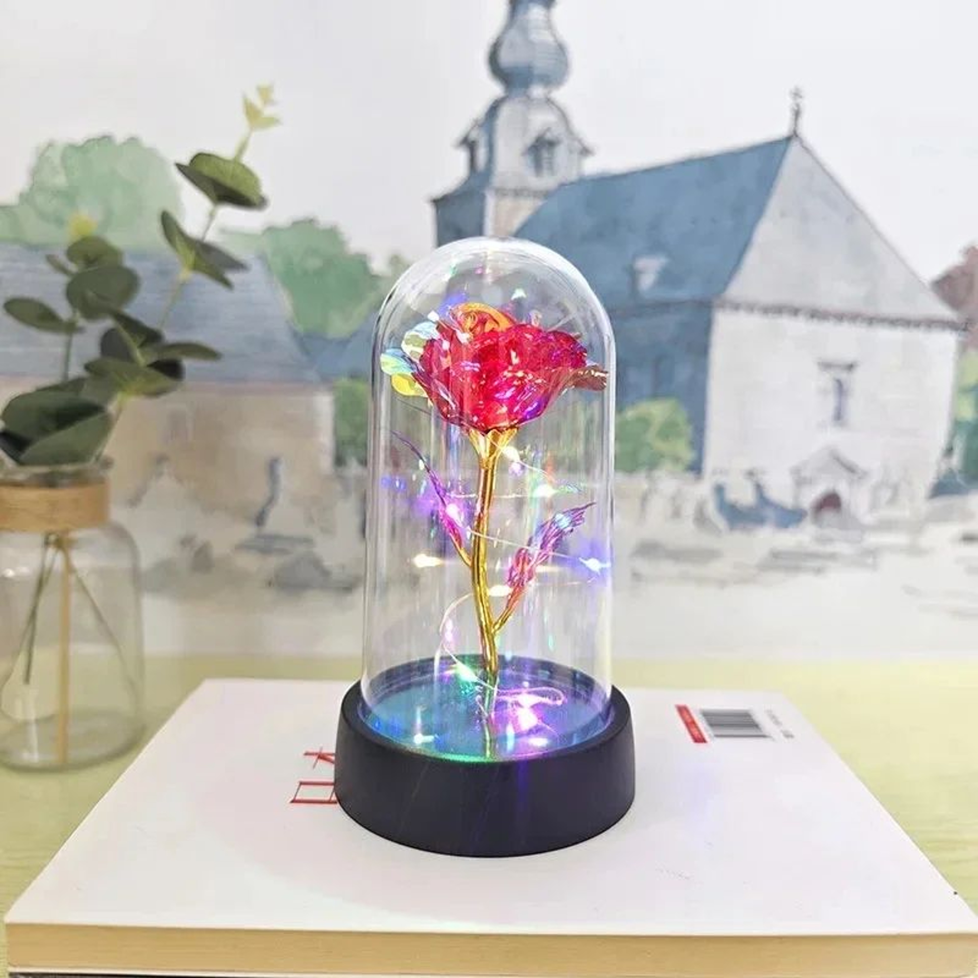 Eternal LED Rose Flower Gift 14