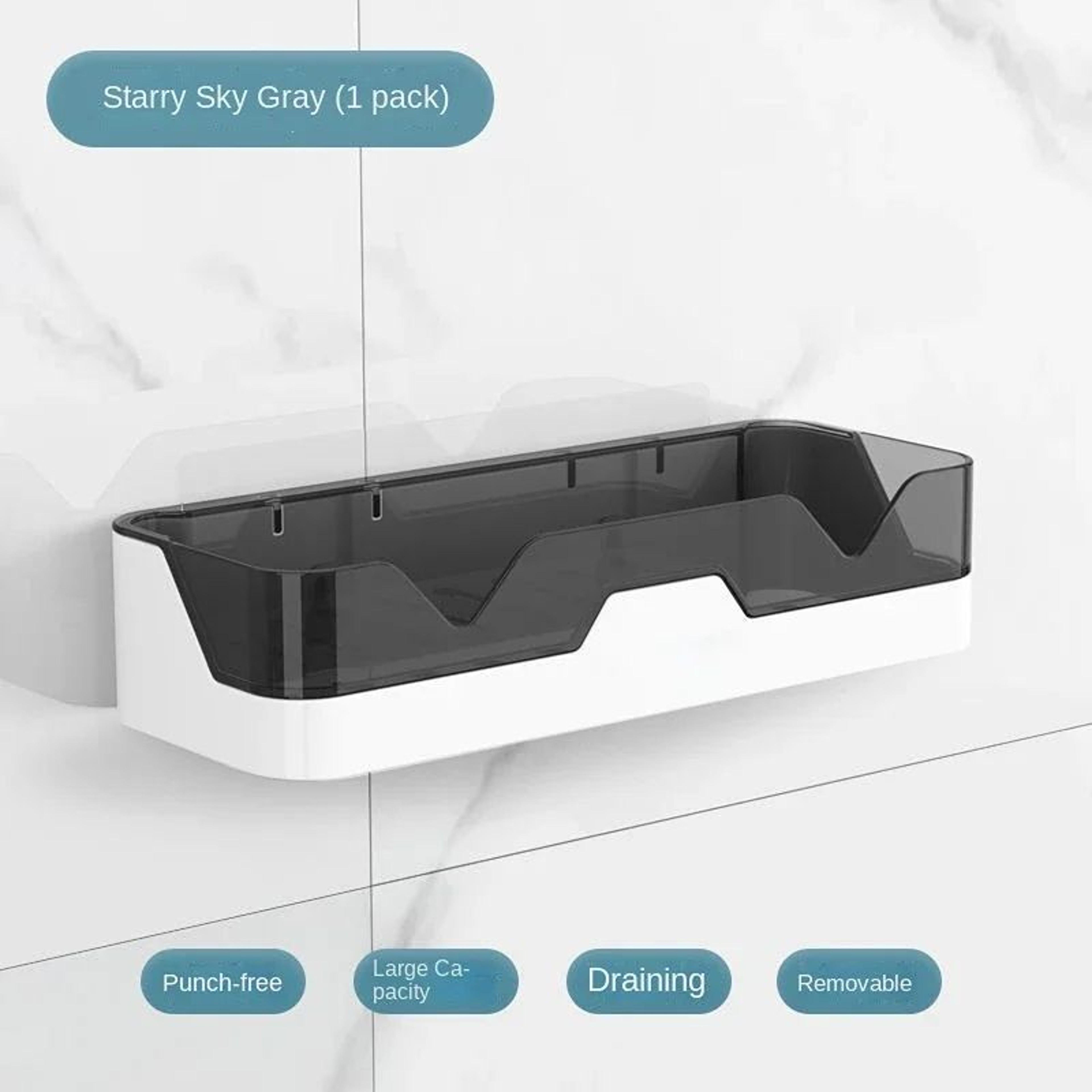 No Drill Shower Corner Shelf 13