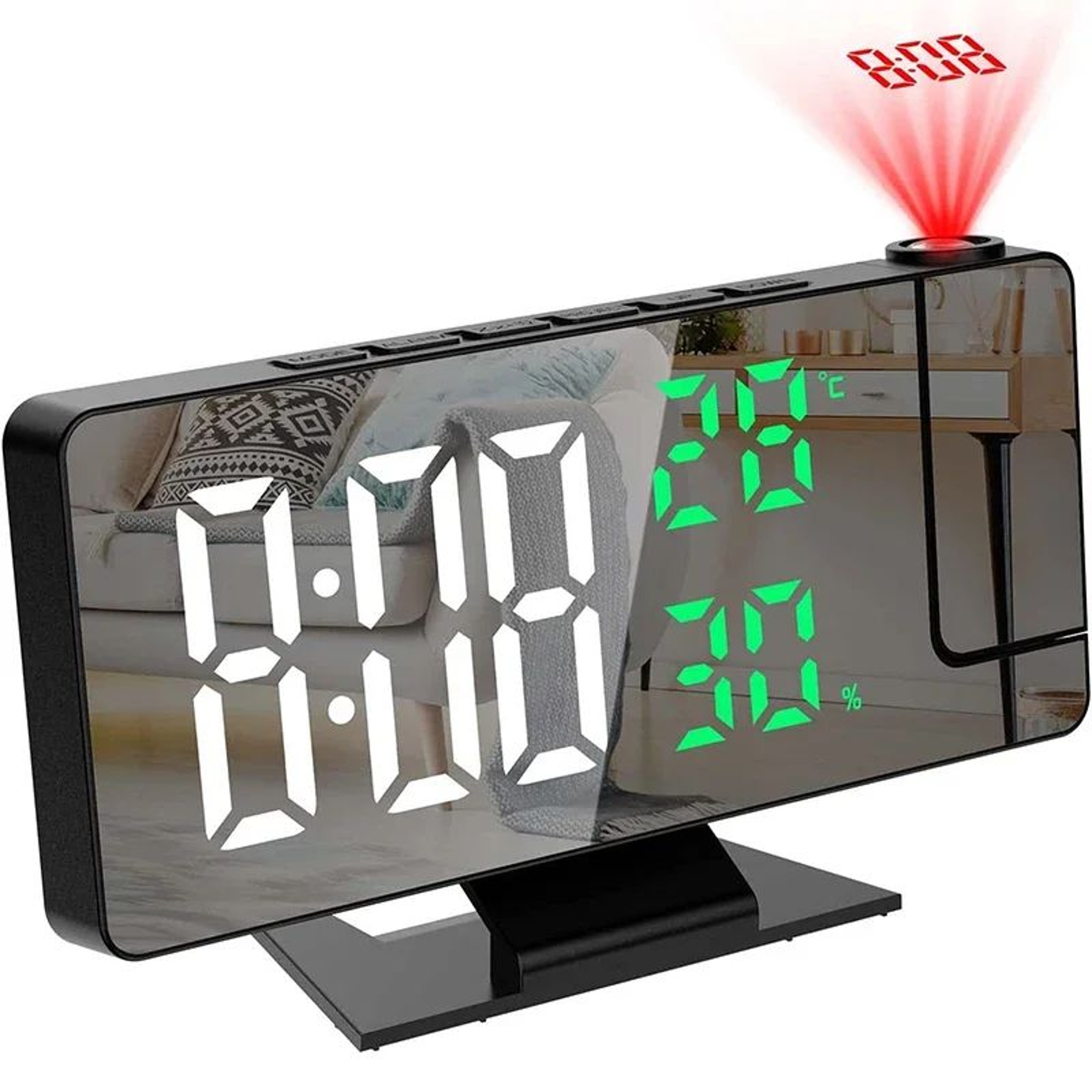 LED Projection Alarm Clockf Or Home 0