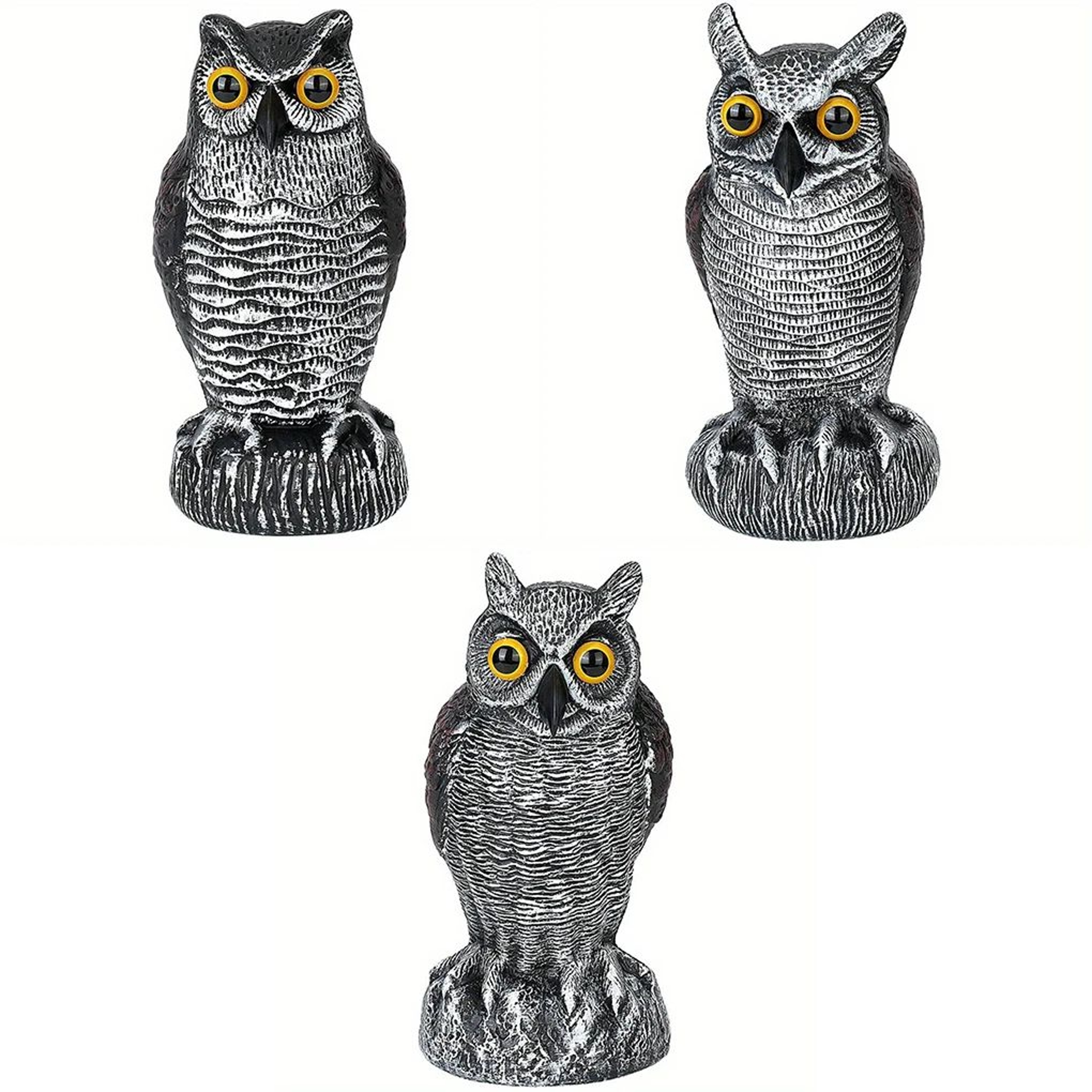 Solar Owl Bird Scare Decoy 5
