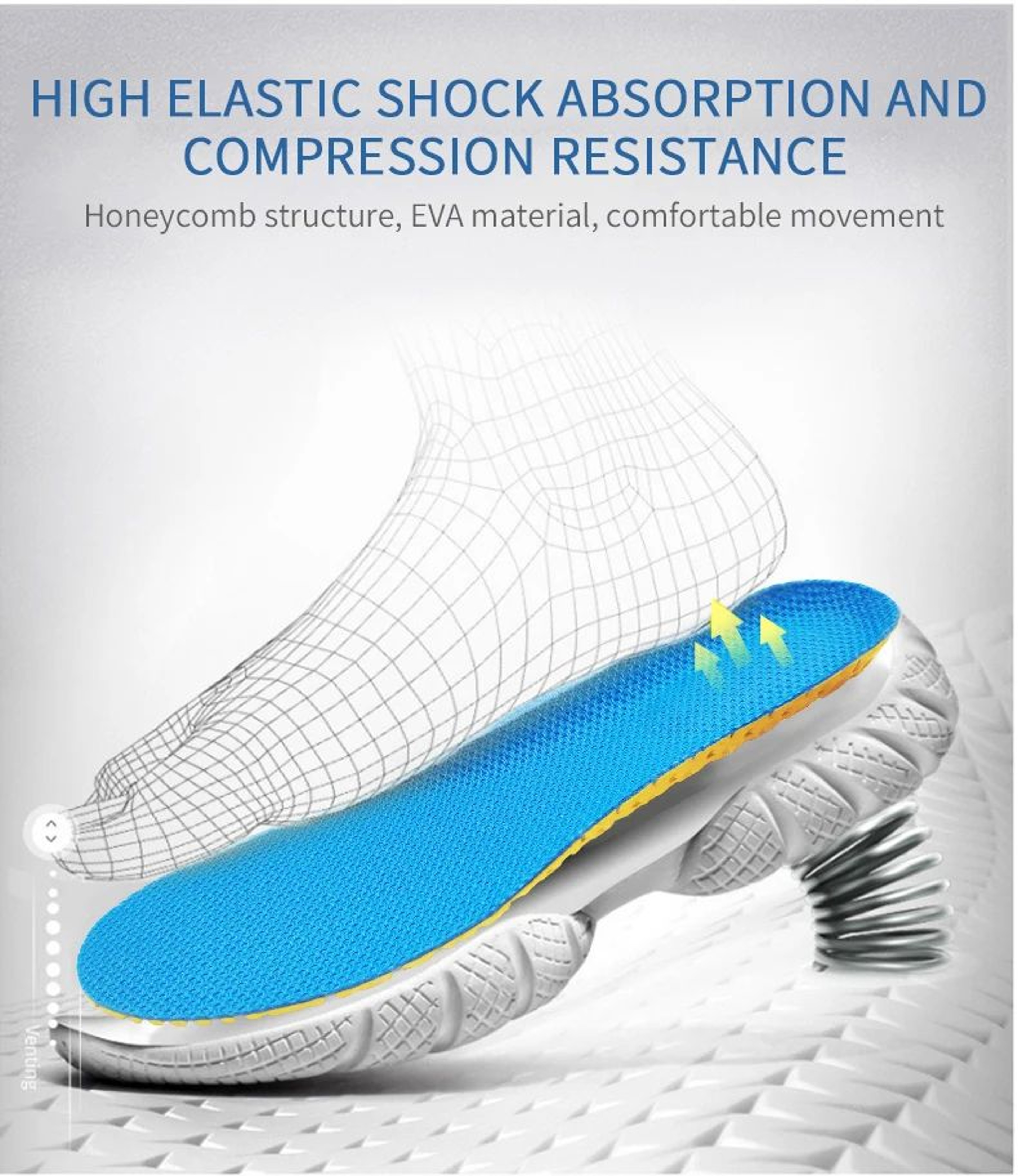 Memory Foam Breathable Shoe Insoles 11