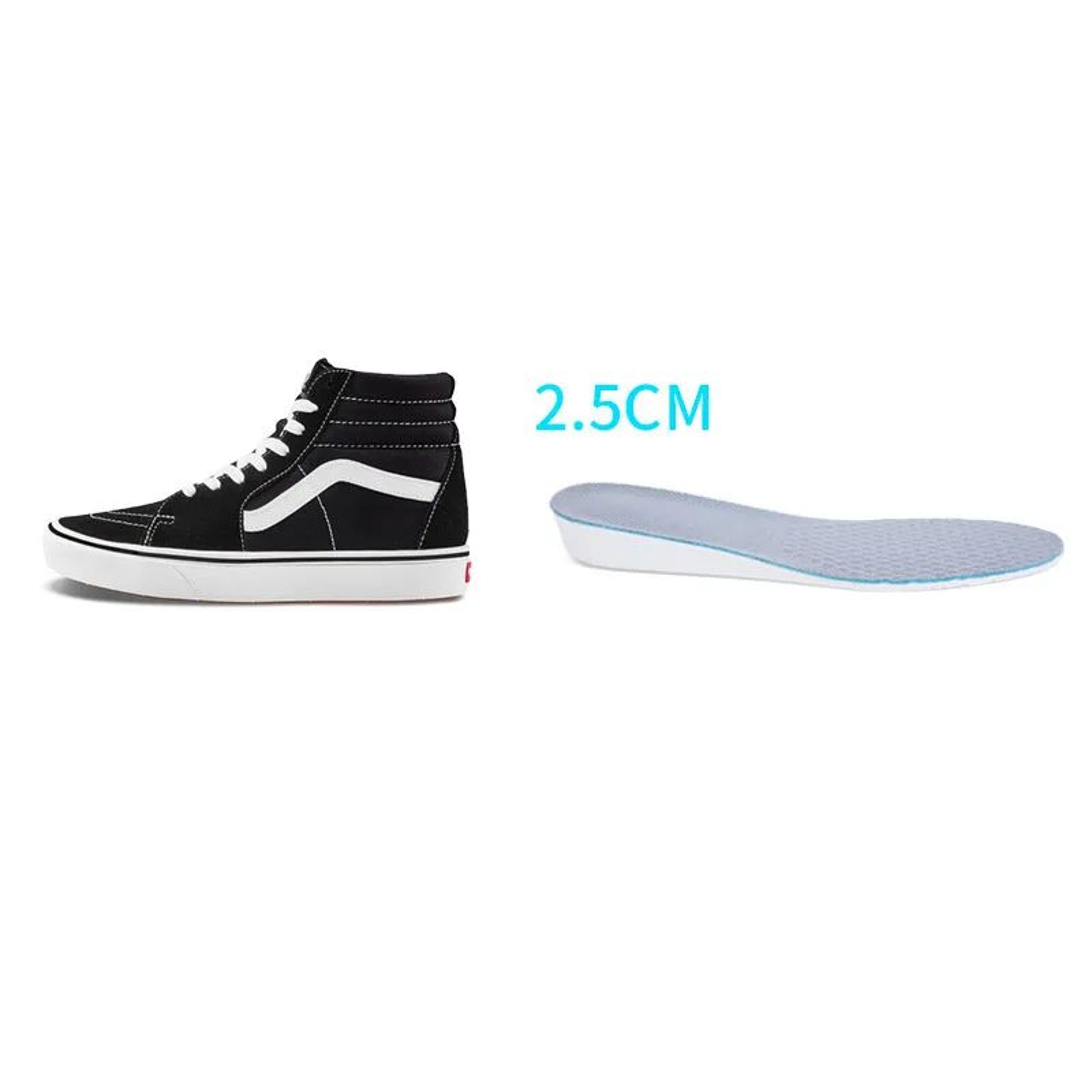 Invisible Height Increase Arch Support Insoles 16