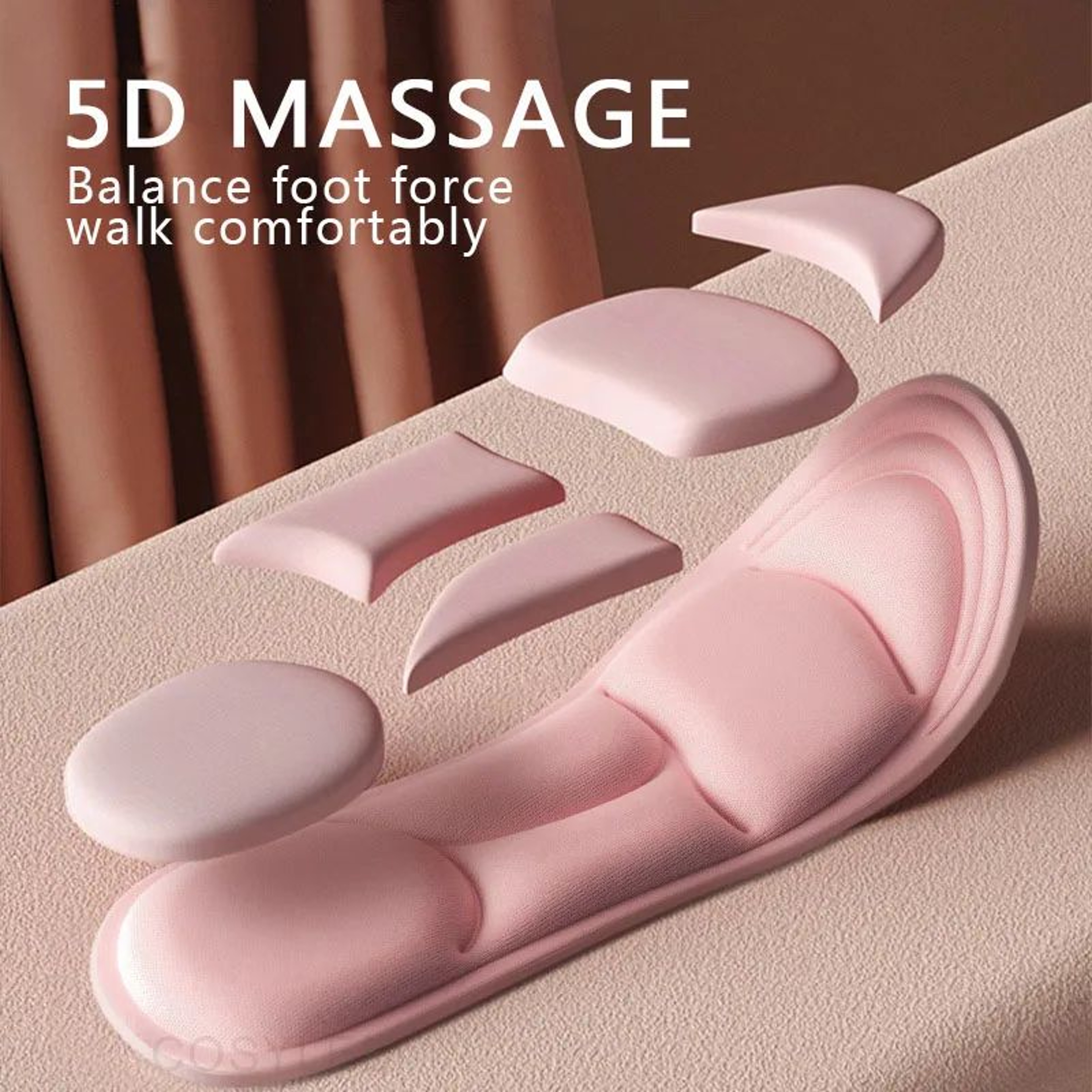5D Massage Memory Foam Sports Insoles 1