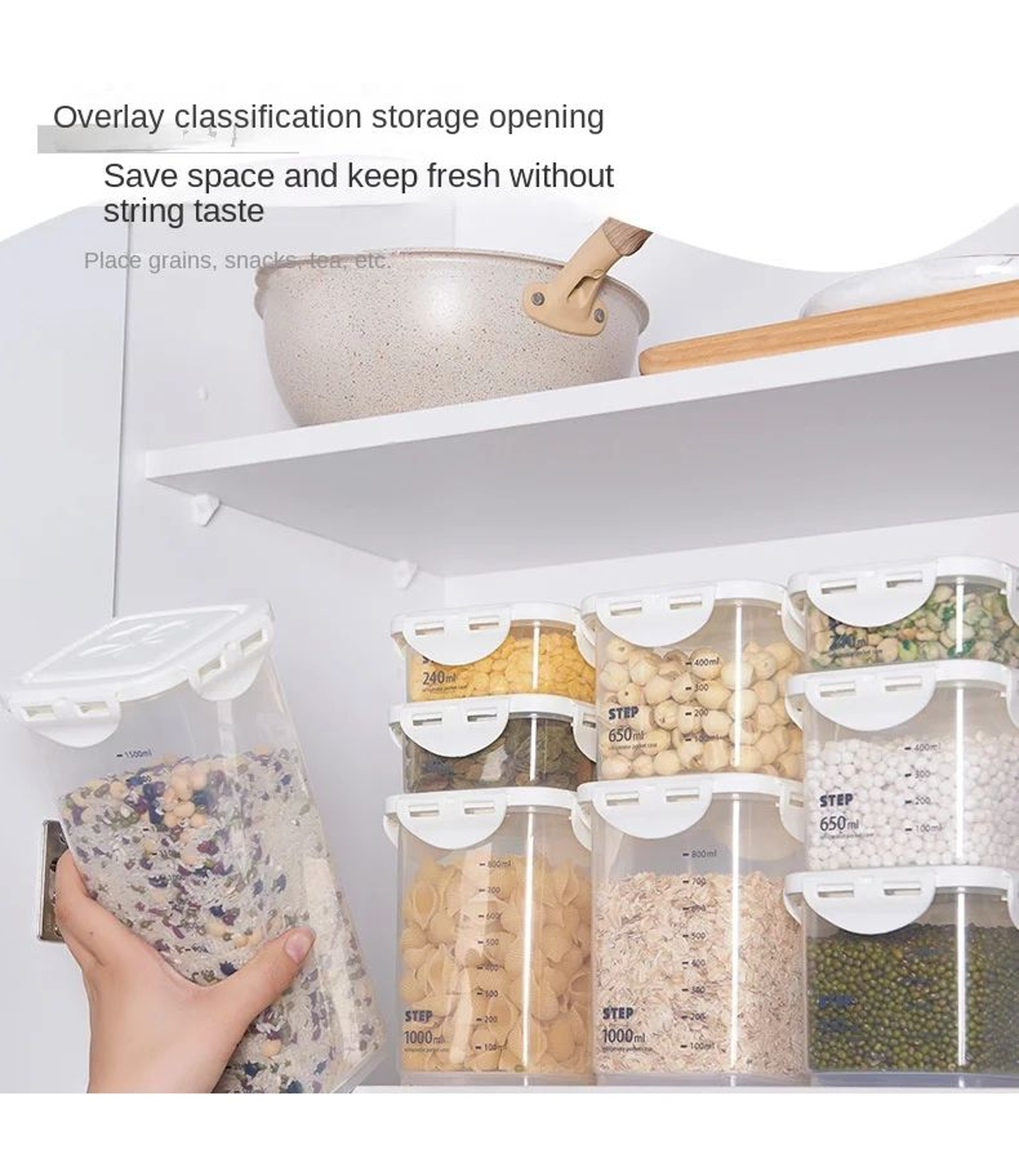 Large Capacity Sealed Food Storage Container 8