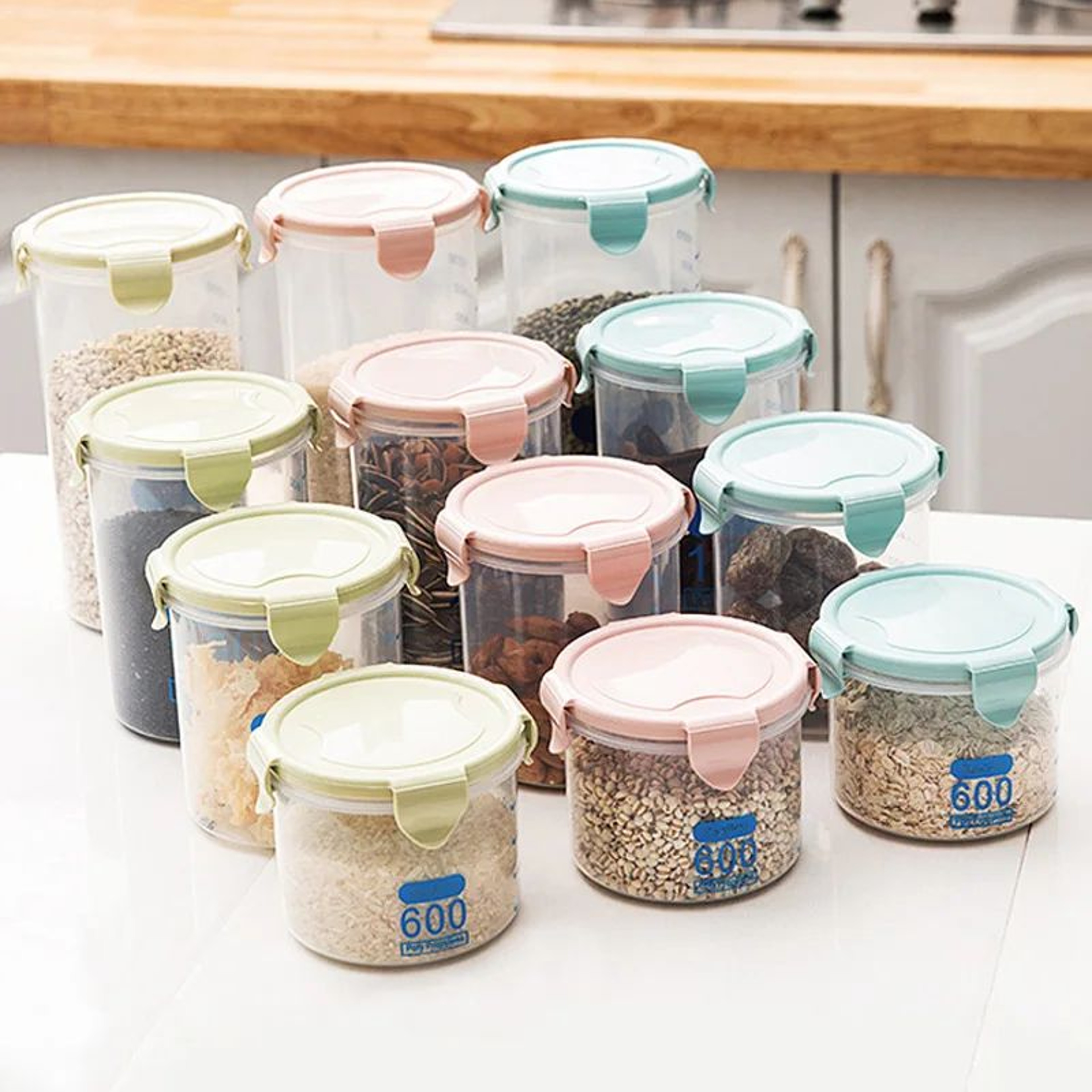 Airtight Kitchen Storage Jar Set 2