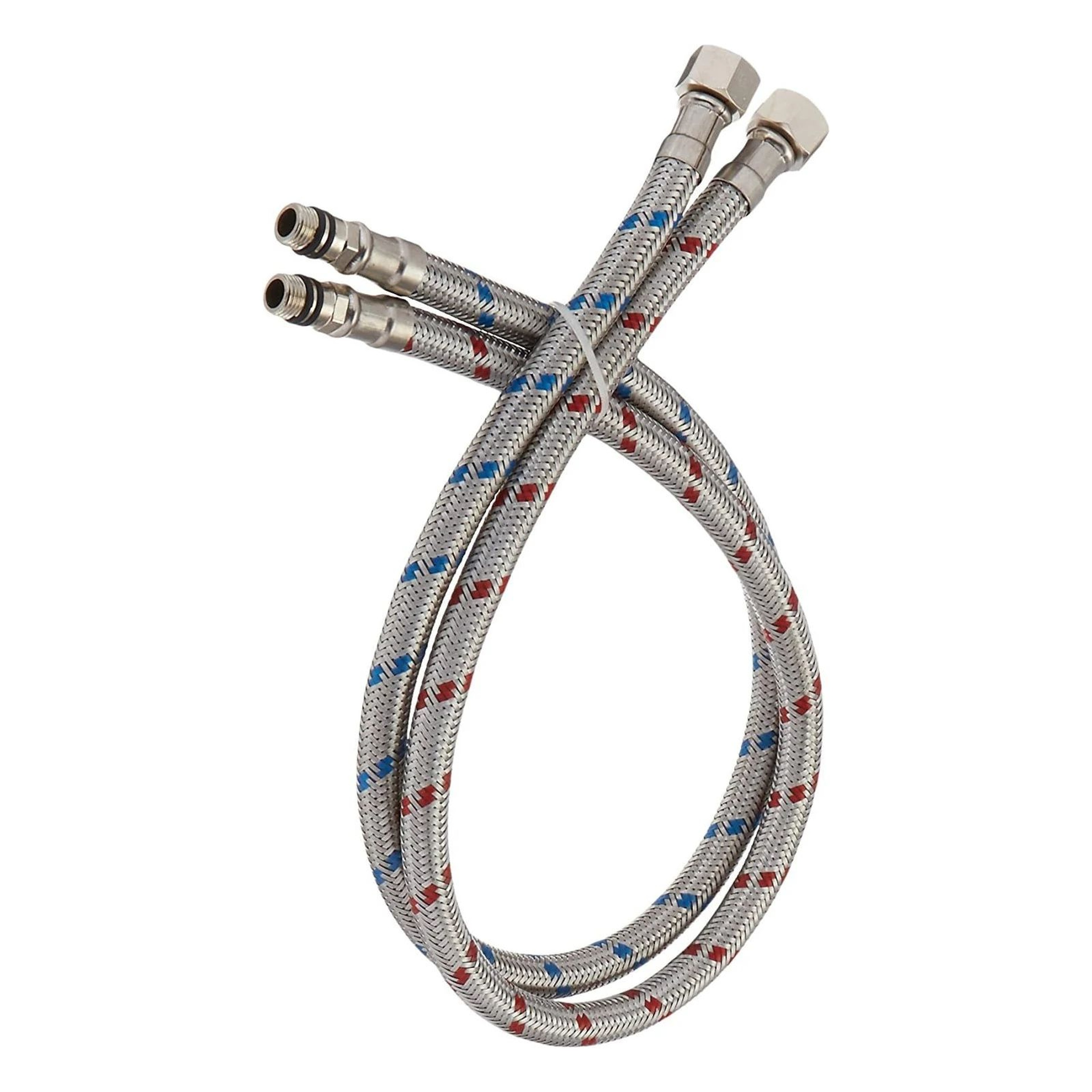 24inch Stainless Steel Faucet Connector Supply Hose 2Pack 6