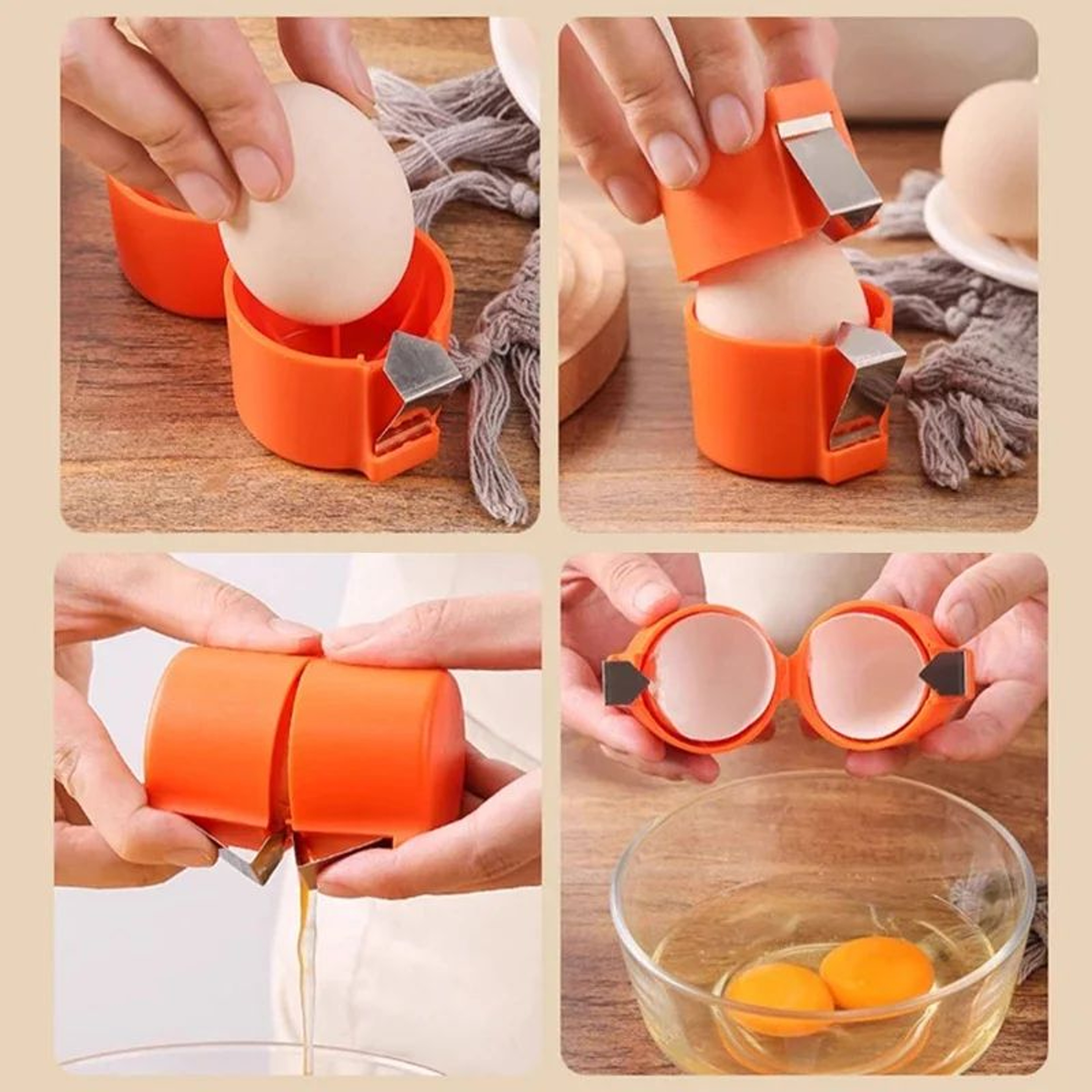 Handheld Egg Shell Cutter And Separator Tool 7