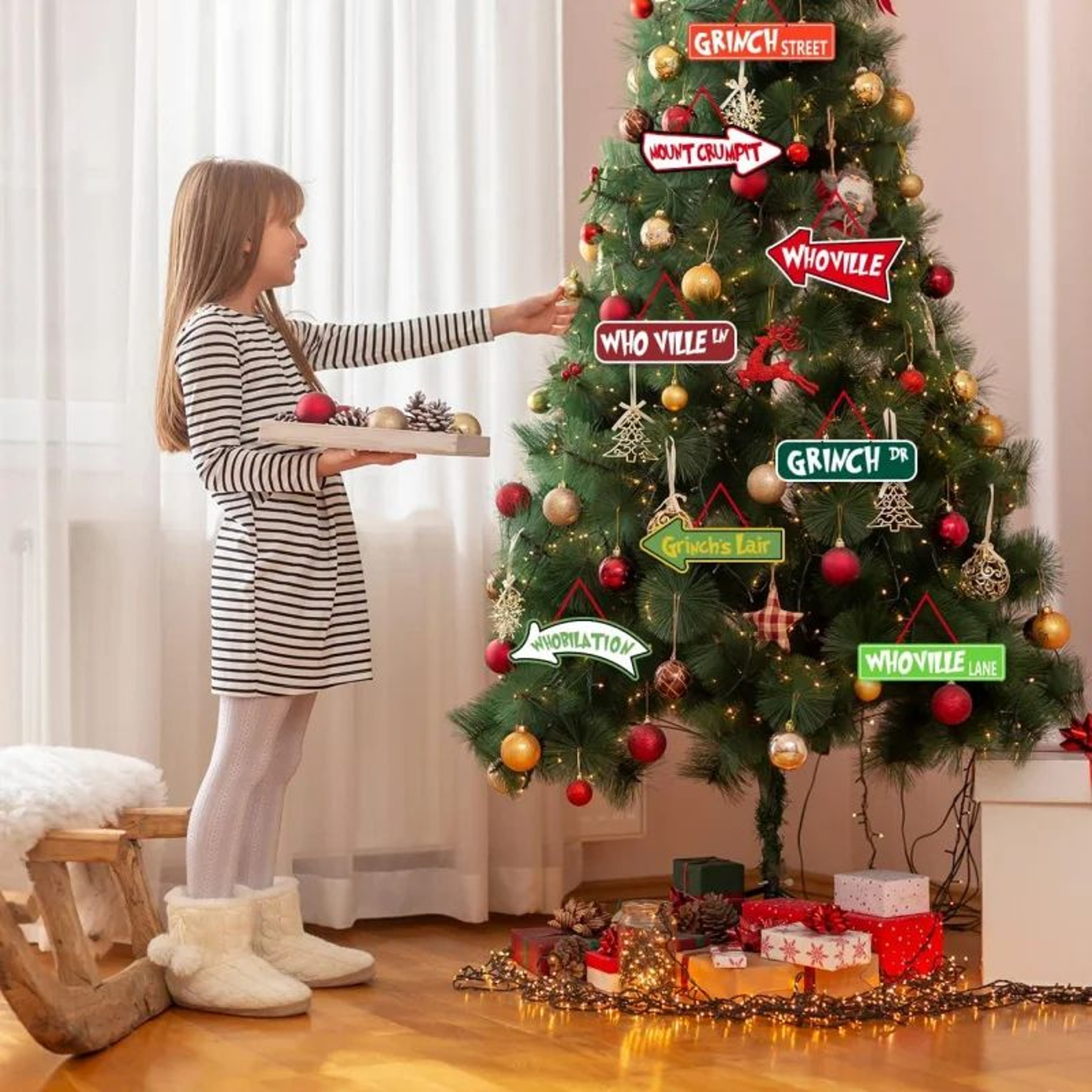 16pcs Whoville Christmas Tree Ornaments 3