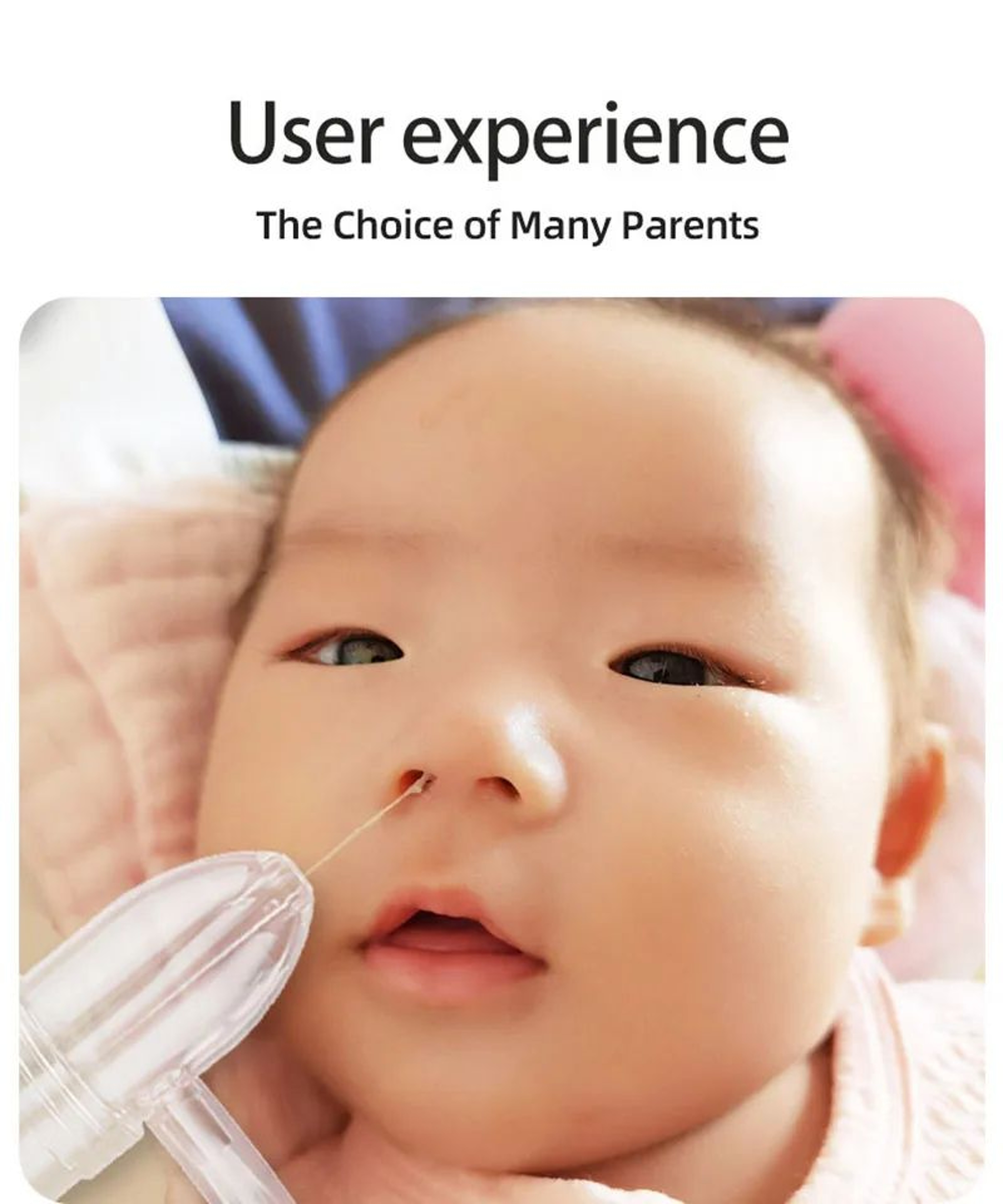 Manual Baby Nasal Aspirator With Hand Pump And NonInvasive Suction 7
