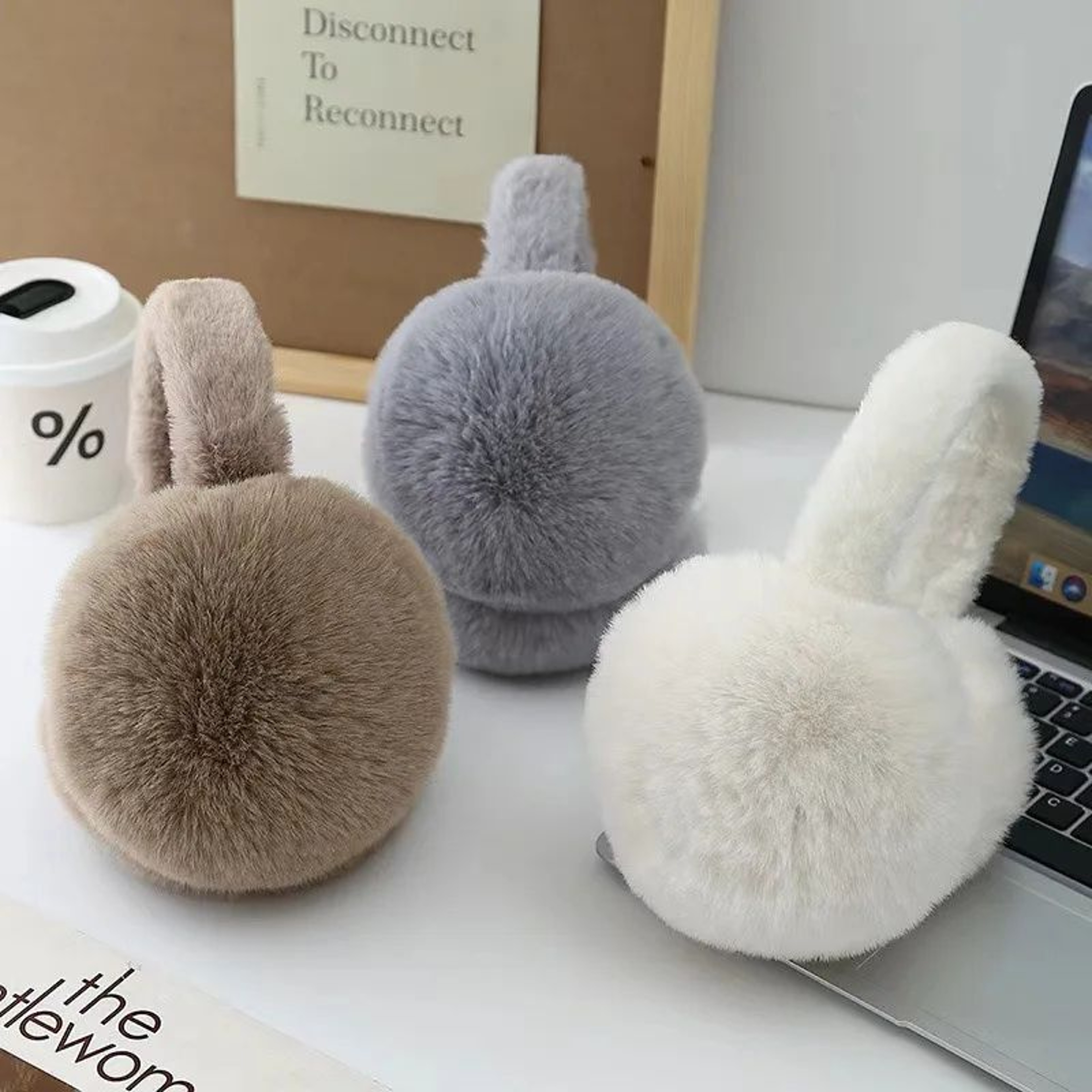 Foldable Plush Winter Ear Protectors For Kids 1