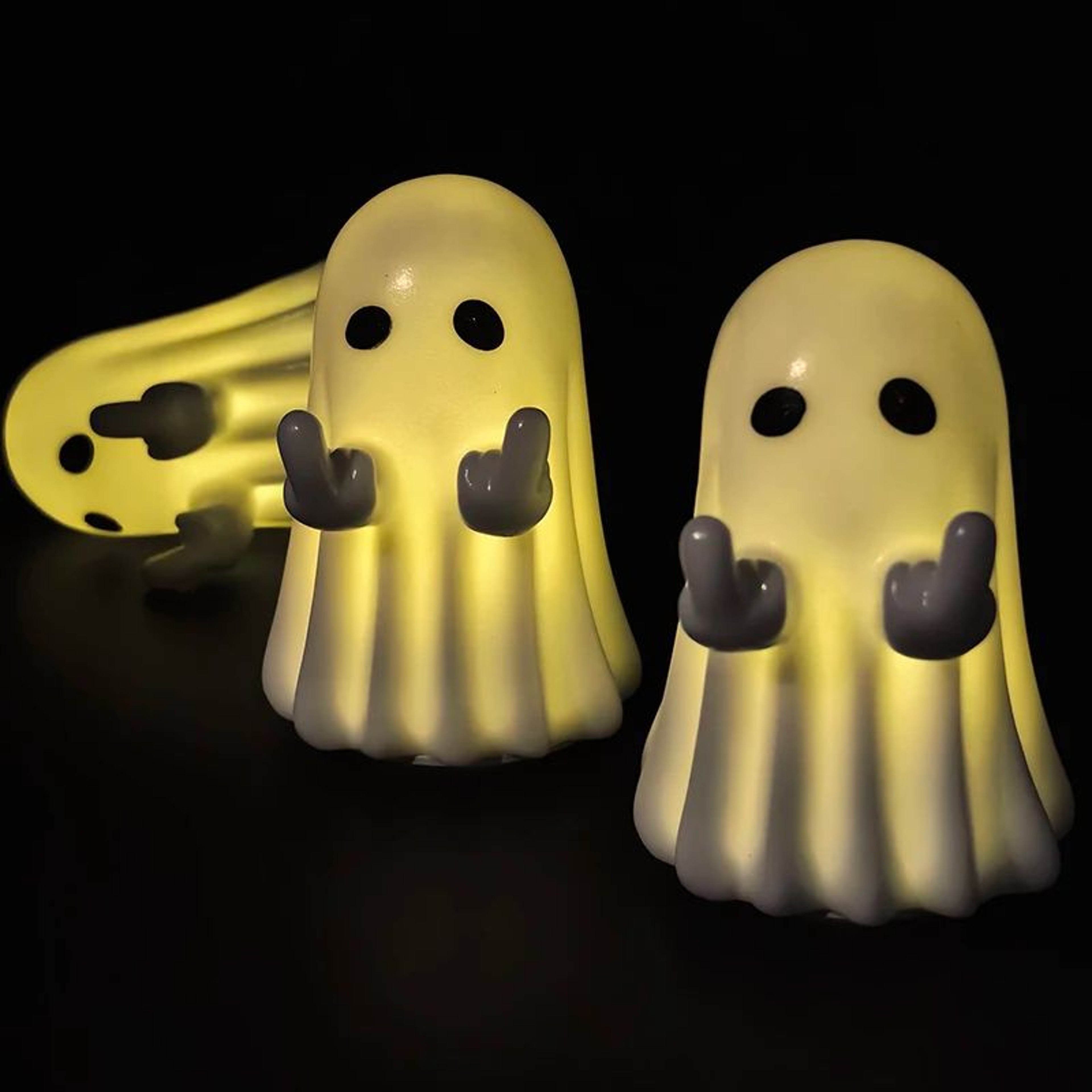 Cute White Ghost Festival Decoration Figurine 5