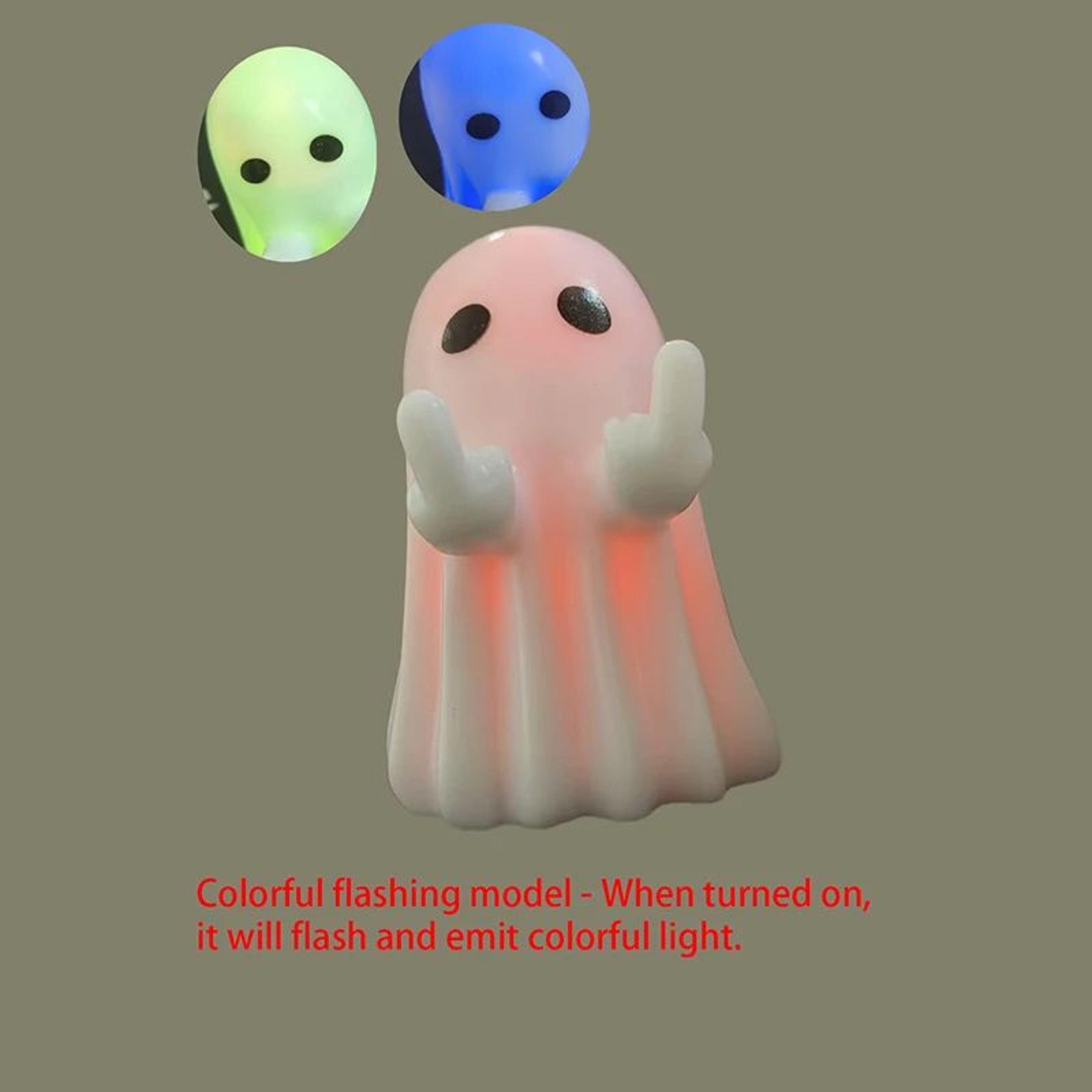 Cute White Ghost Festival Decoration Figurine 13