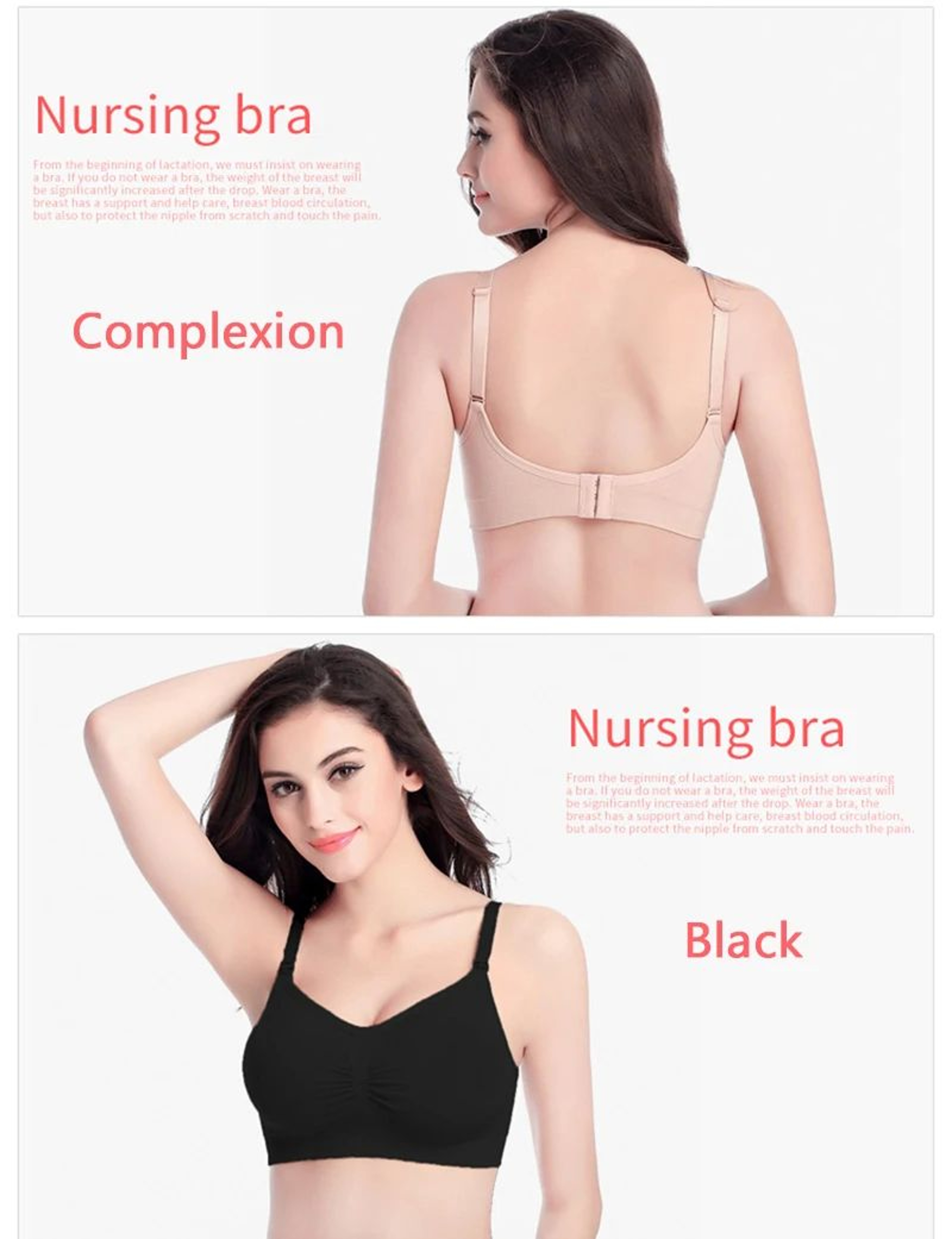 Wireless Maternity Nursing Bra For Breastfeeding 11
