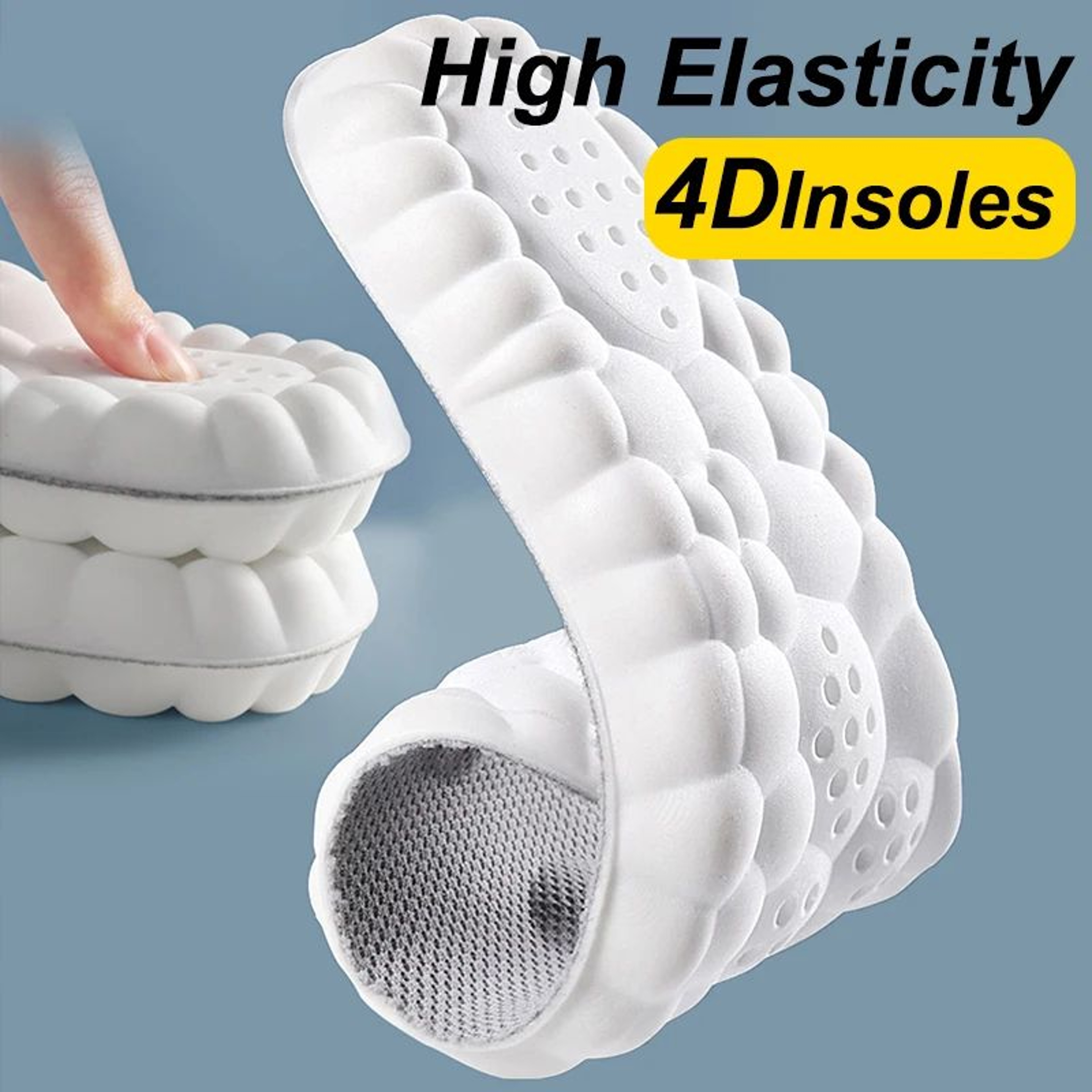 High Elasticity Latex Sport Insoles With Arch Support Cushion 4