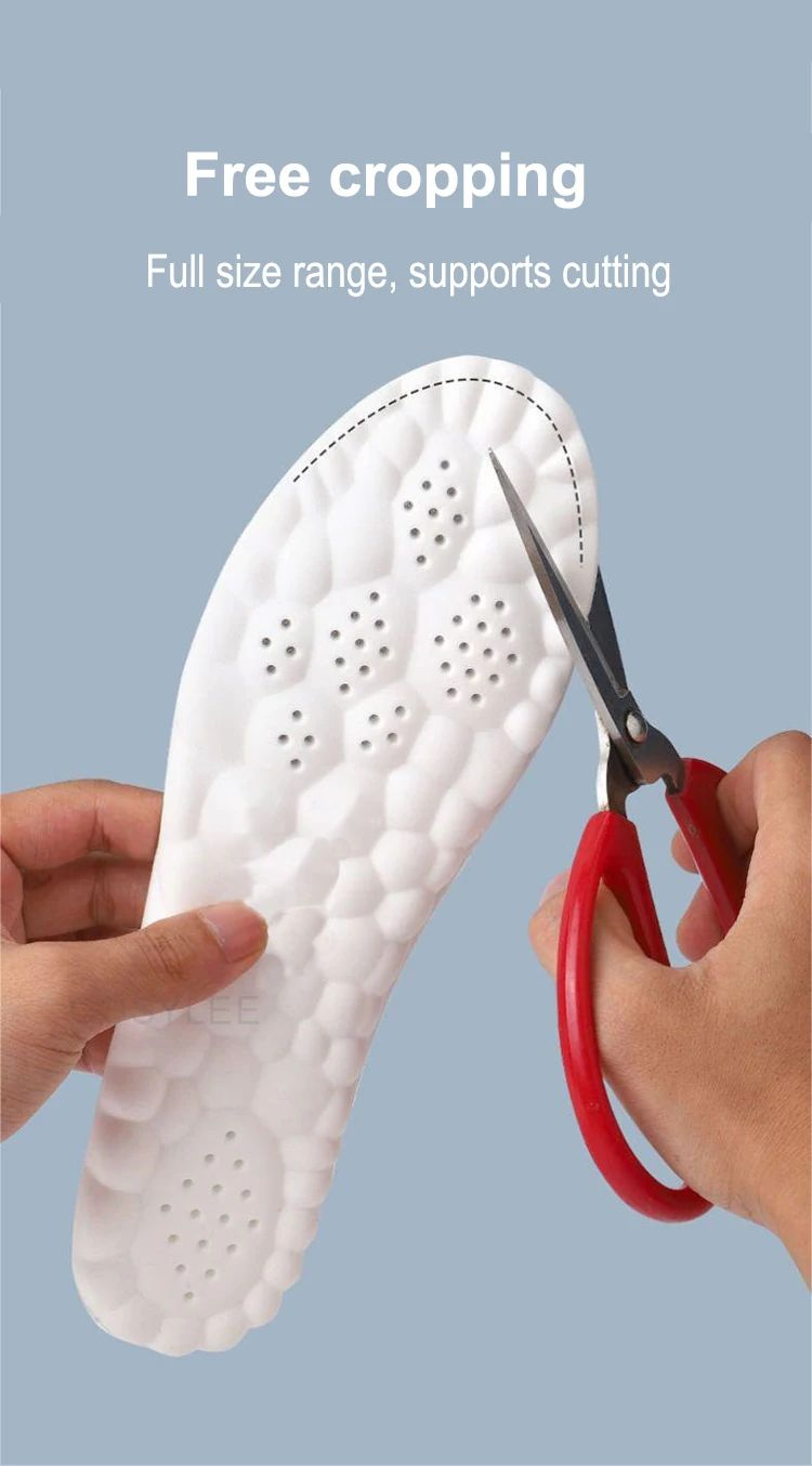 High Elasticity Latex Sport Insoles With Arch Support Cushion 12