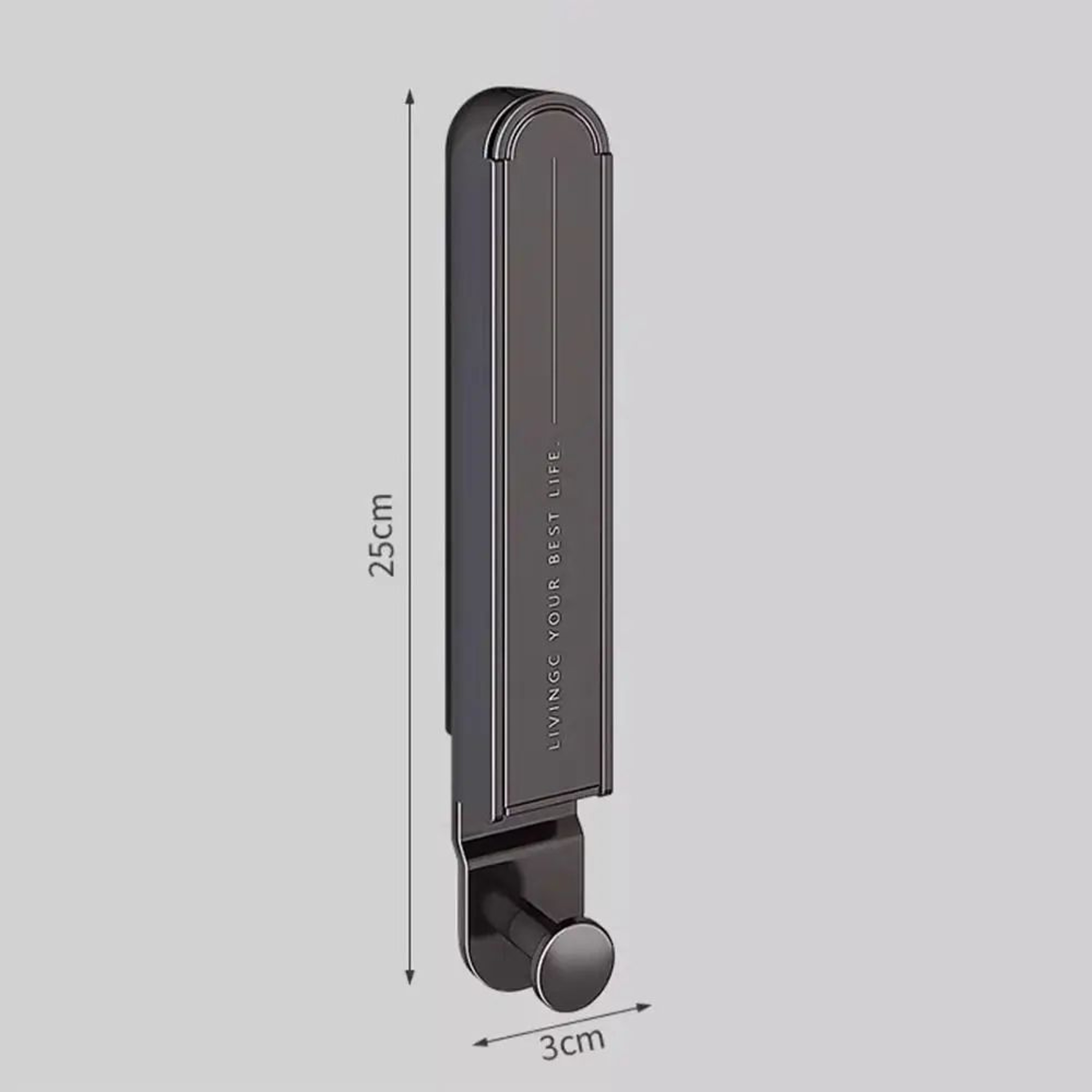 Aluminum Folding WallMounted Clothes Drying Rack 5