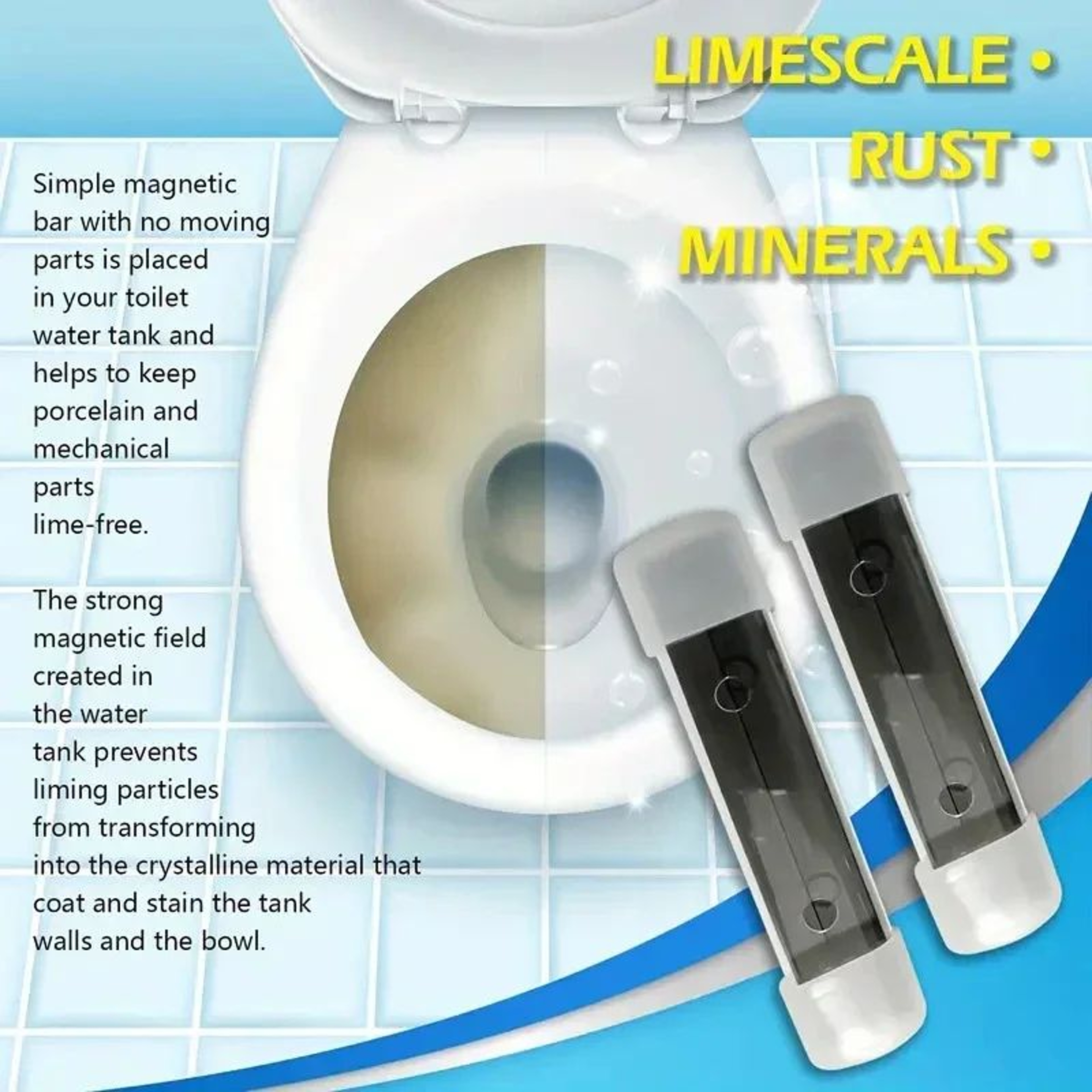 Long Lasting Magnetic Toilet Bowl Cleaner 3