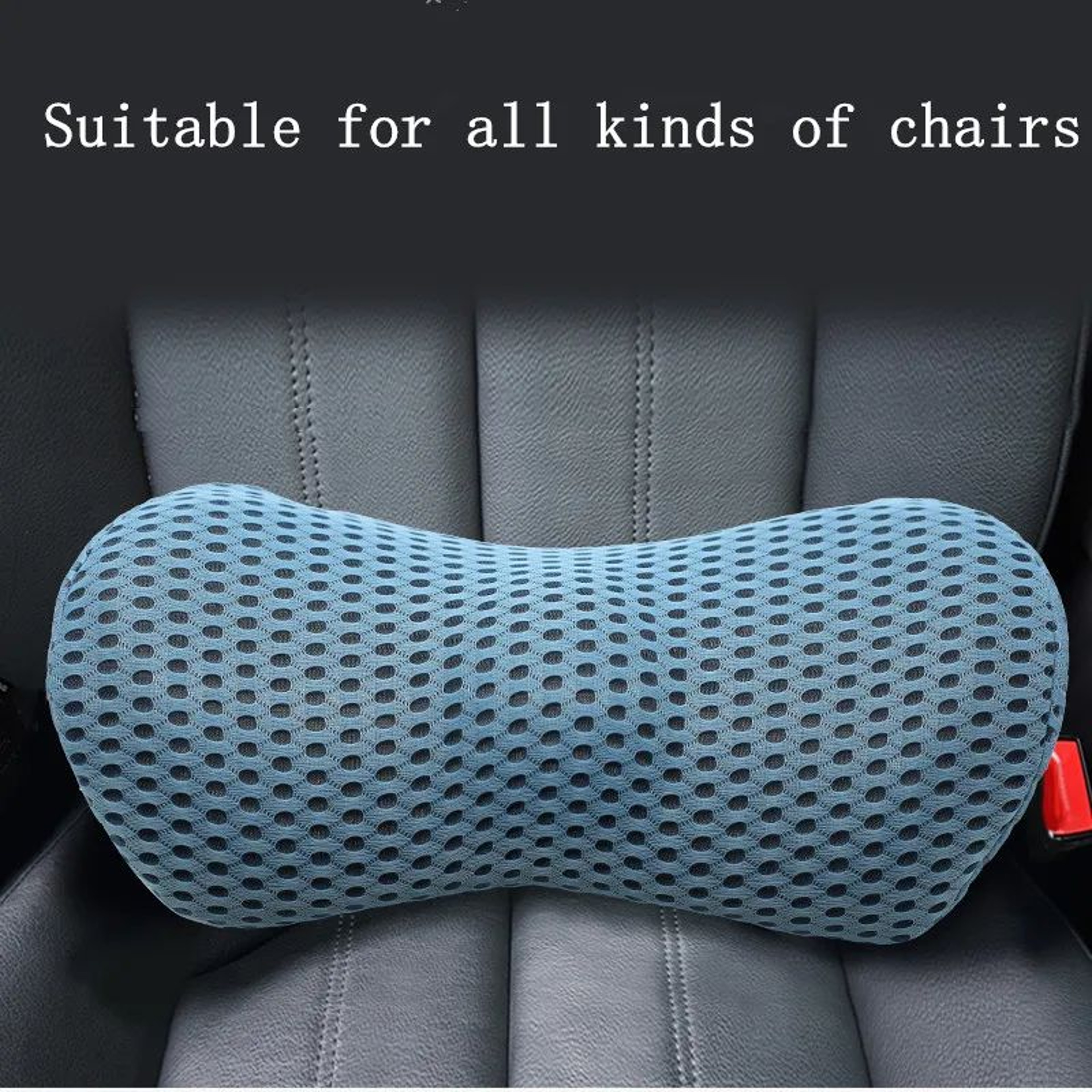 Ergonomic Memory Foam Lumbar Pillow With Removable Cover 8