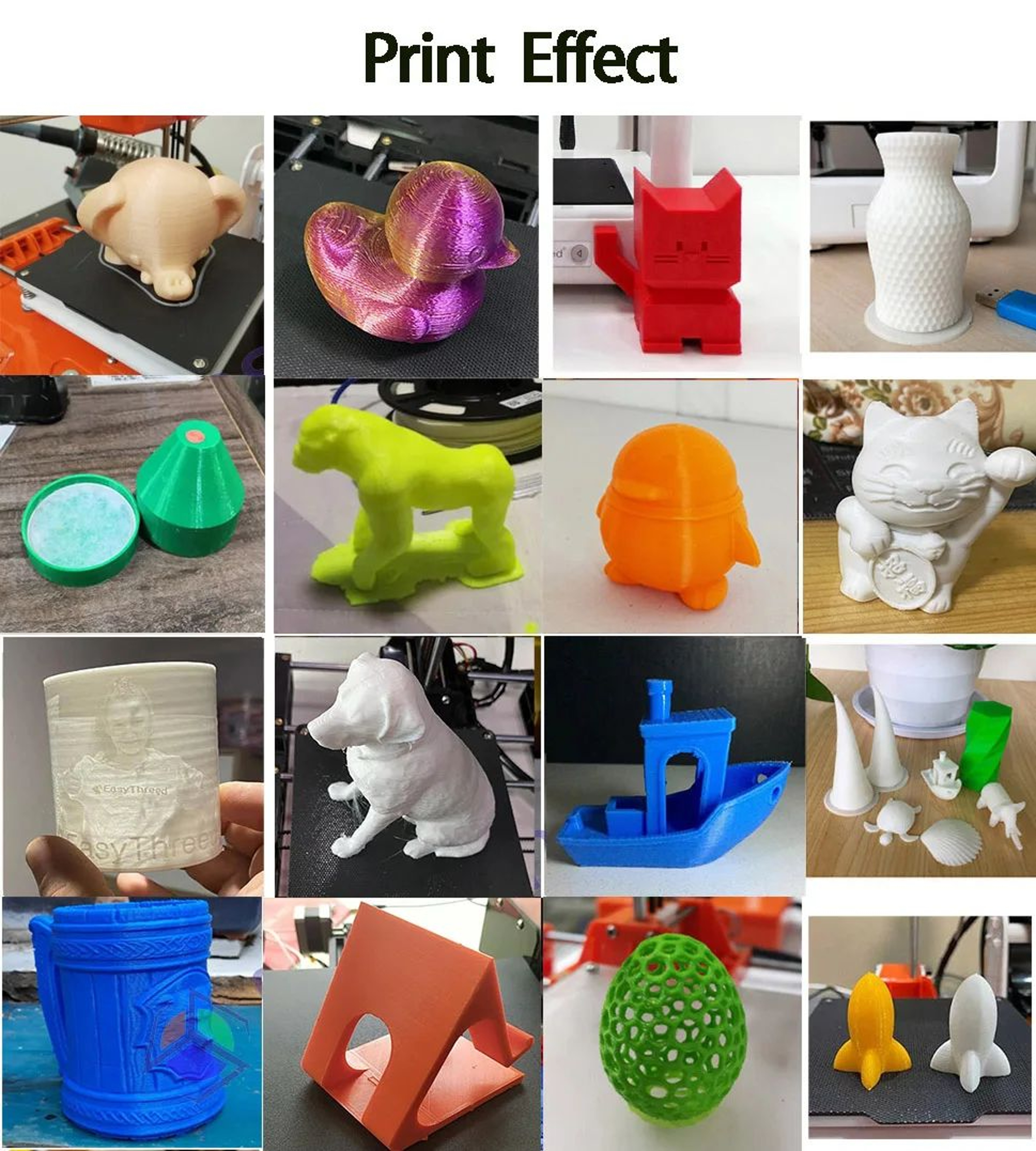 EasyThreed EntryLevel 3D Printer With Power Adapter 10