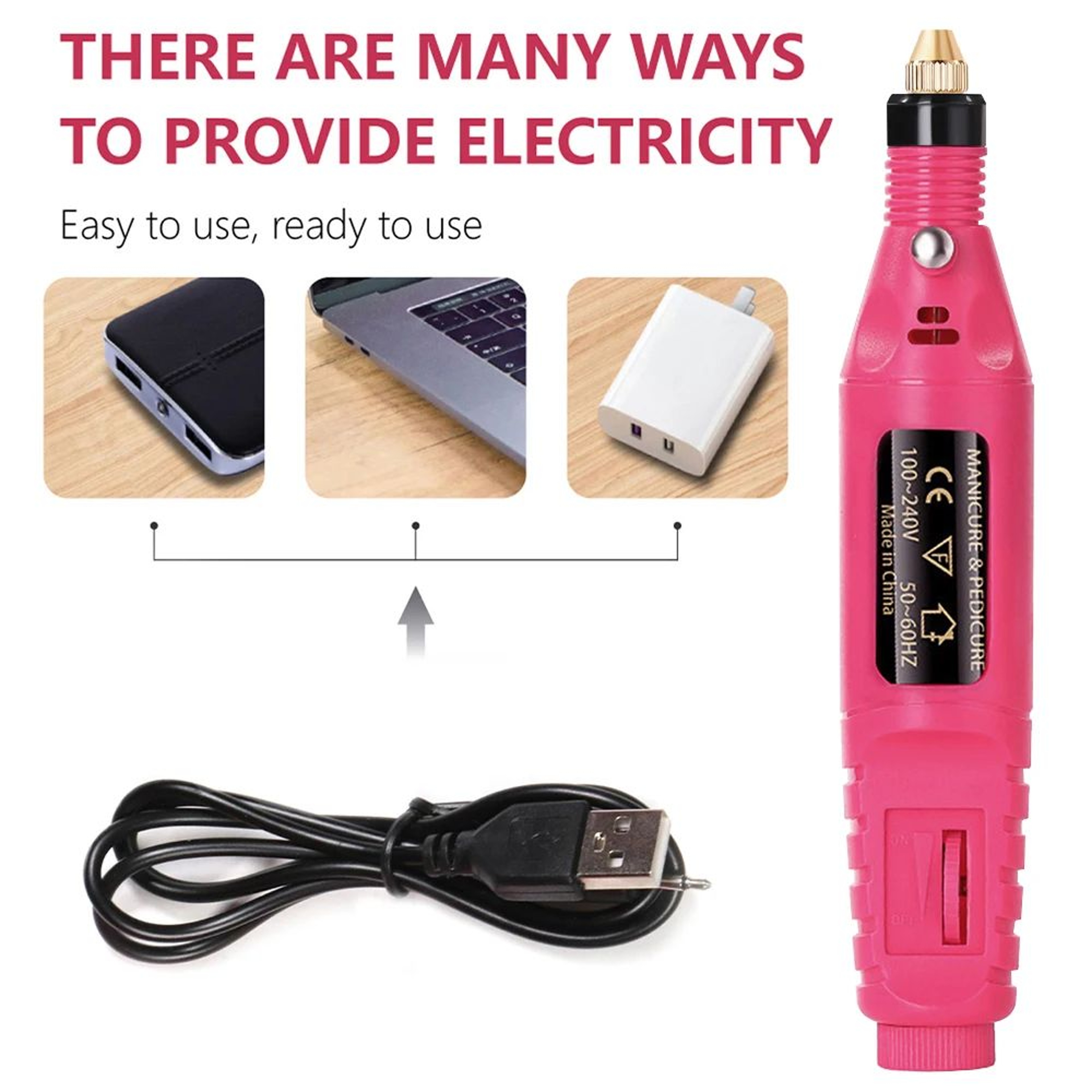 LULAA Electric Nail Drill Machine Set 2