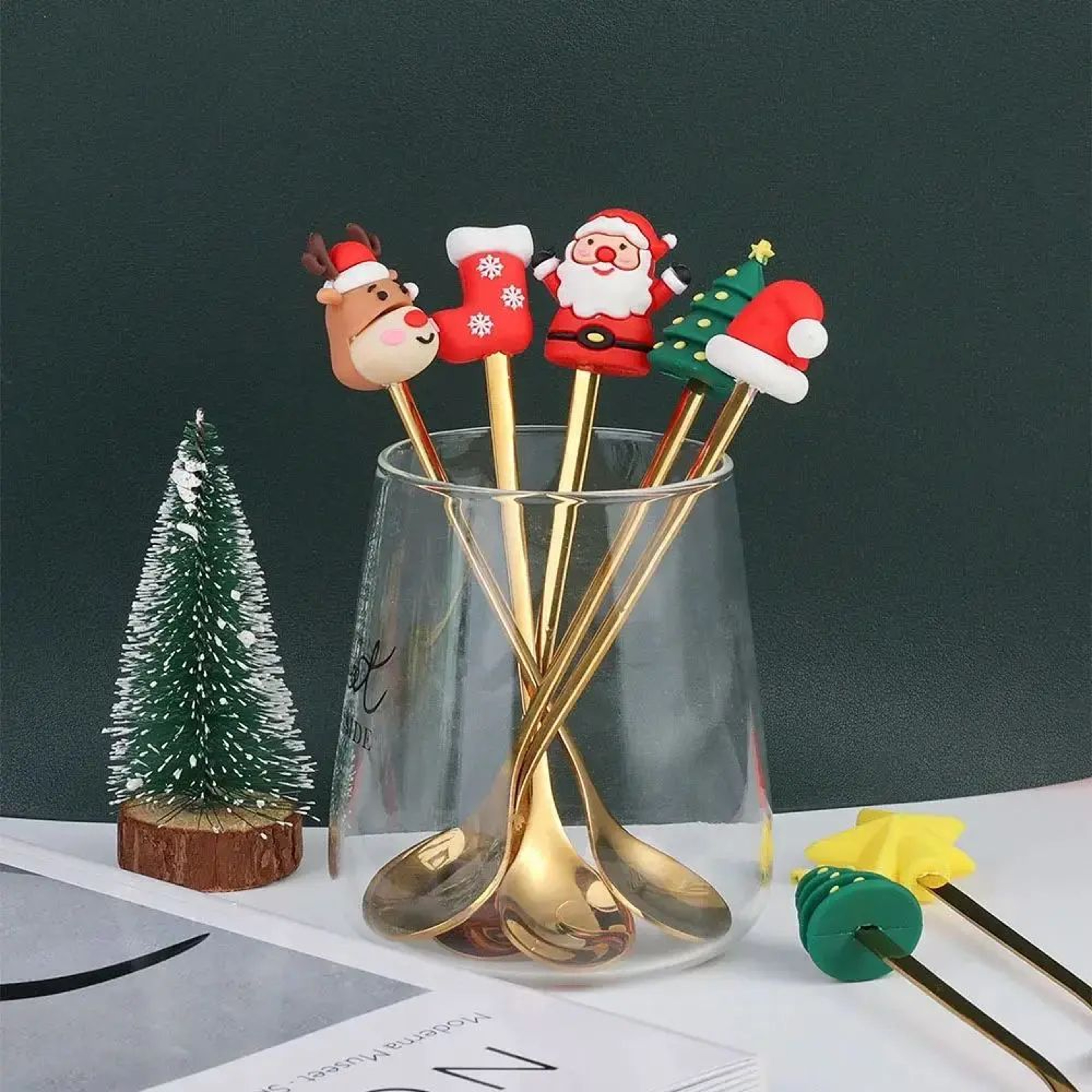 Christmas Themed Stainless Steel Cutlery Set 5