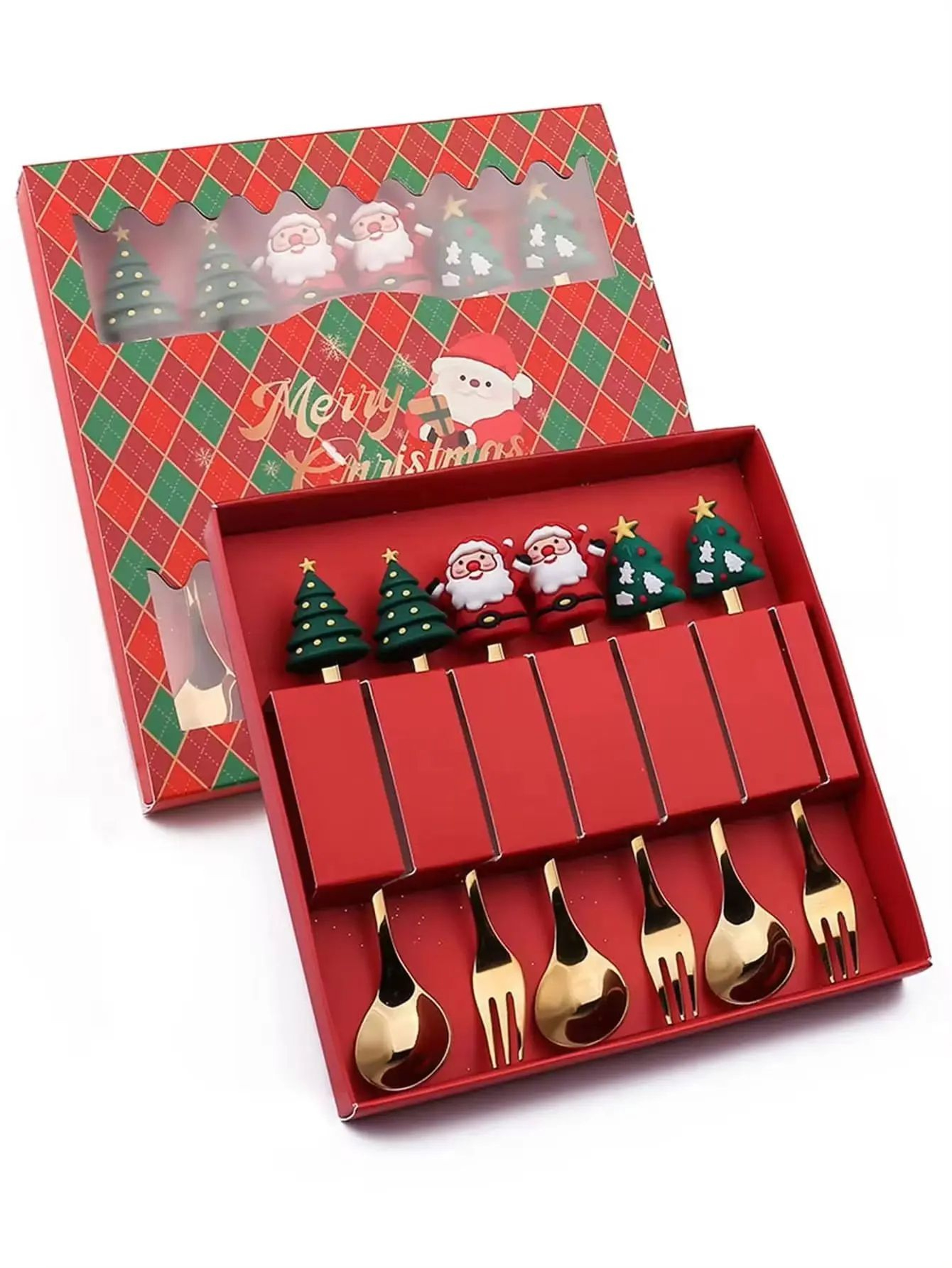 Christmas Themed Stainless Steel Cutlery Set 15