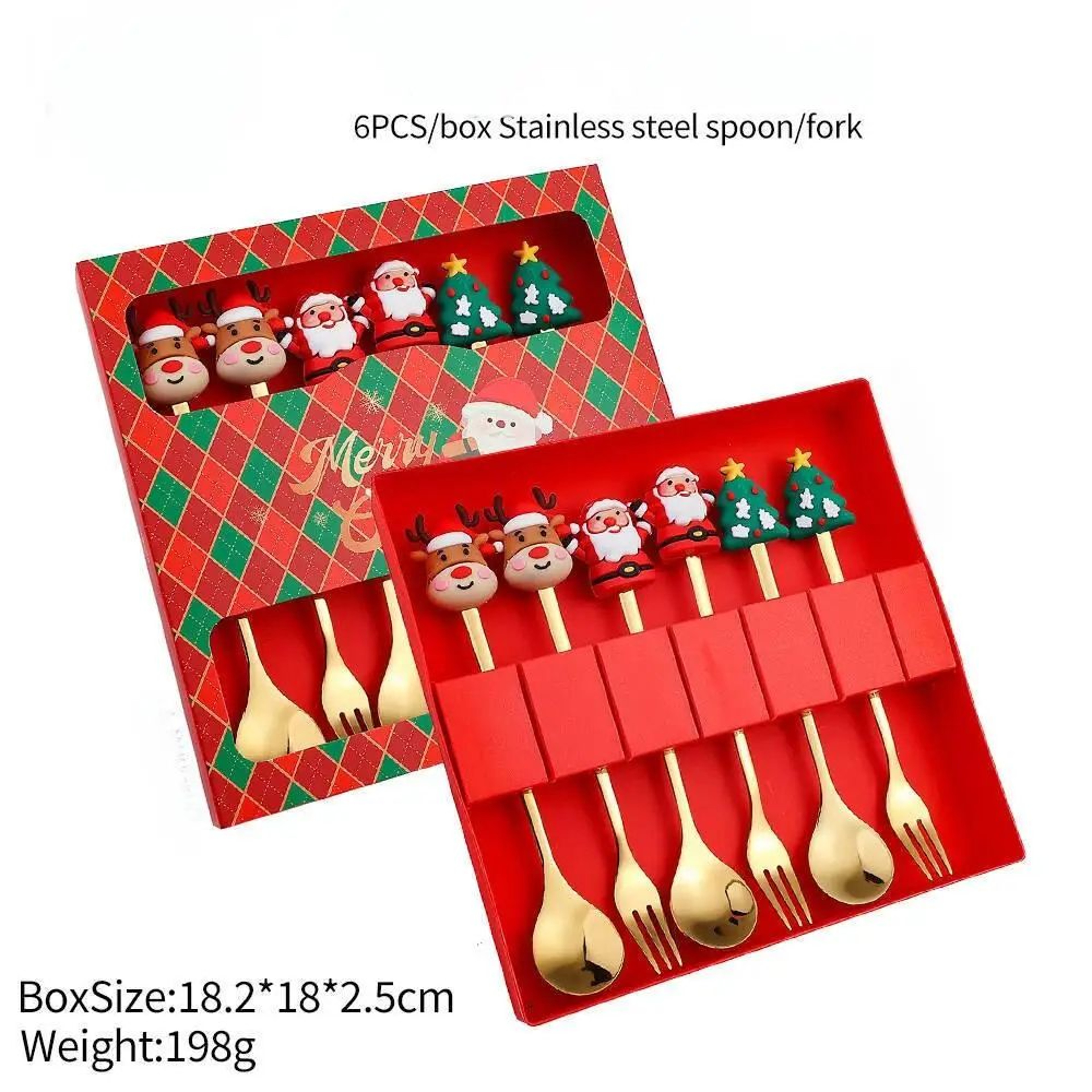 Christmas Themed Stainless Steel Cutlery Set 17