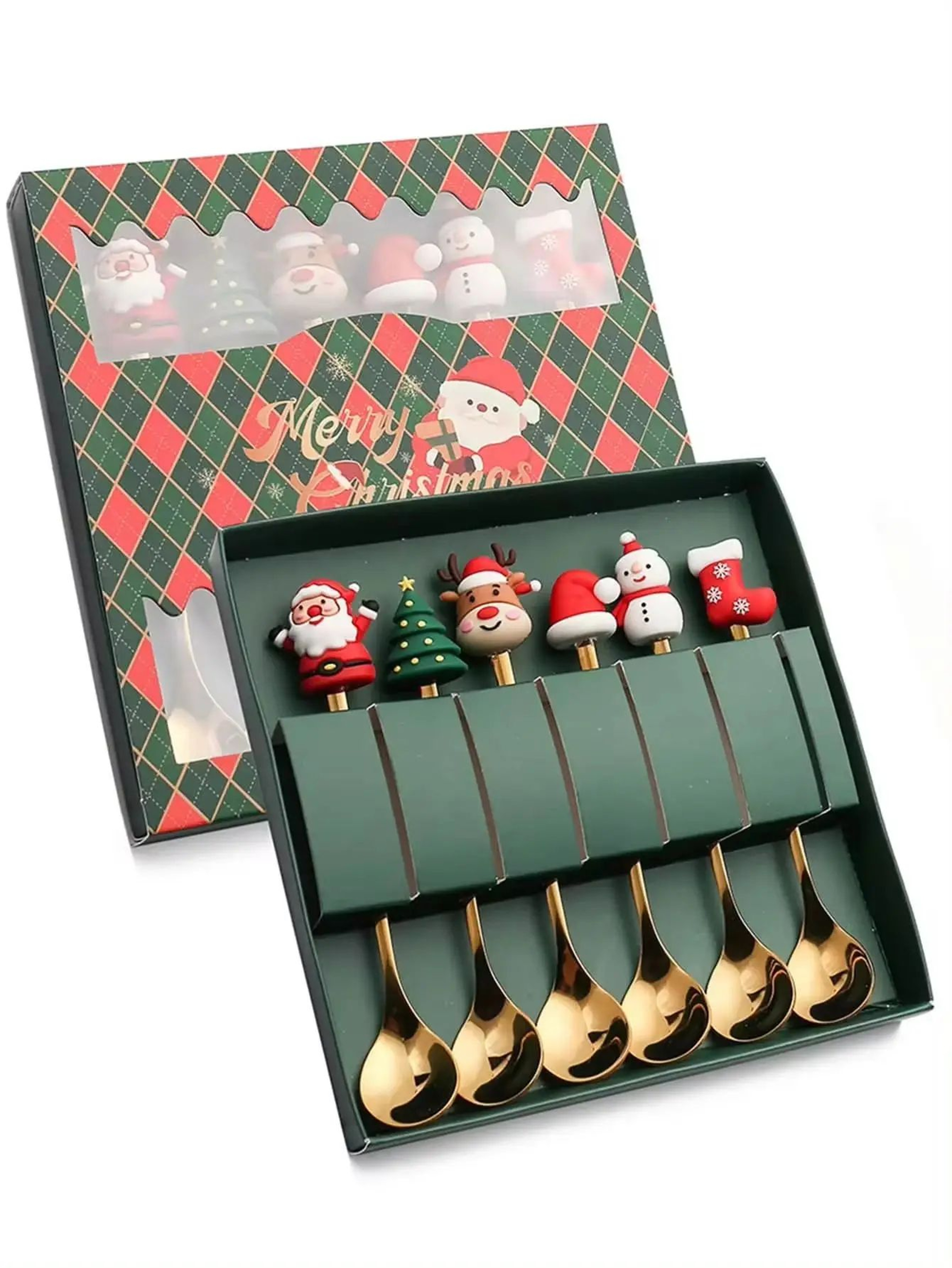 Christmas Themed Stainless Steel Cutlery Set 12