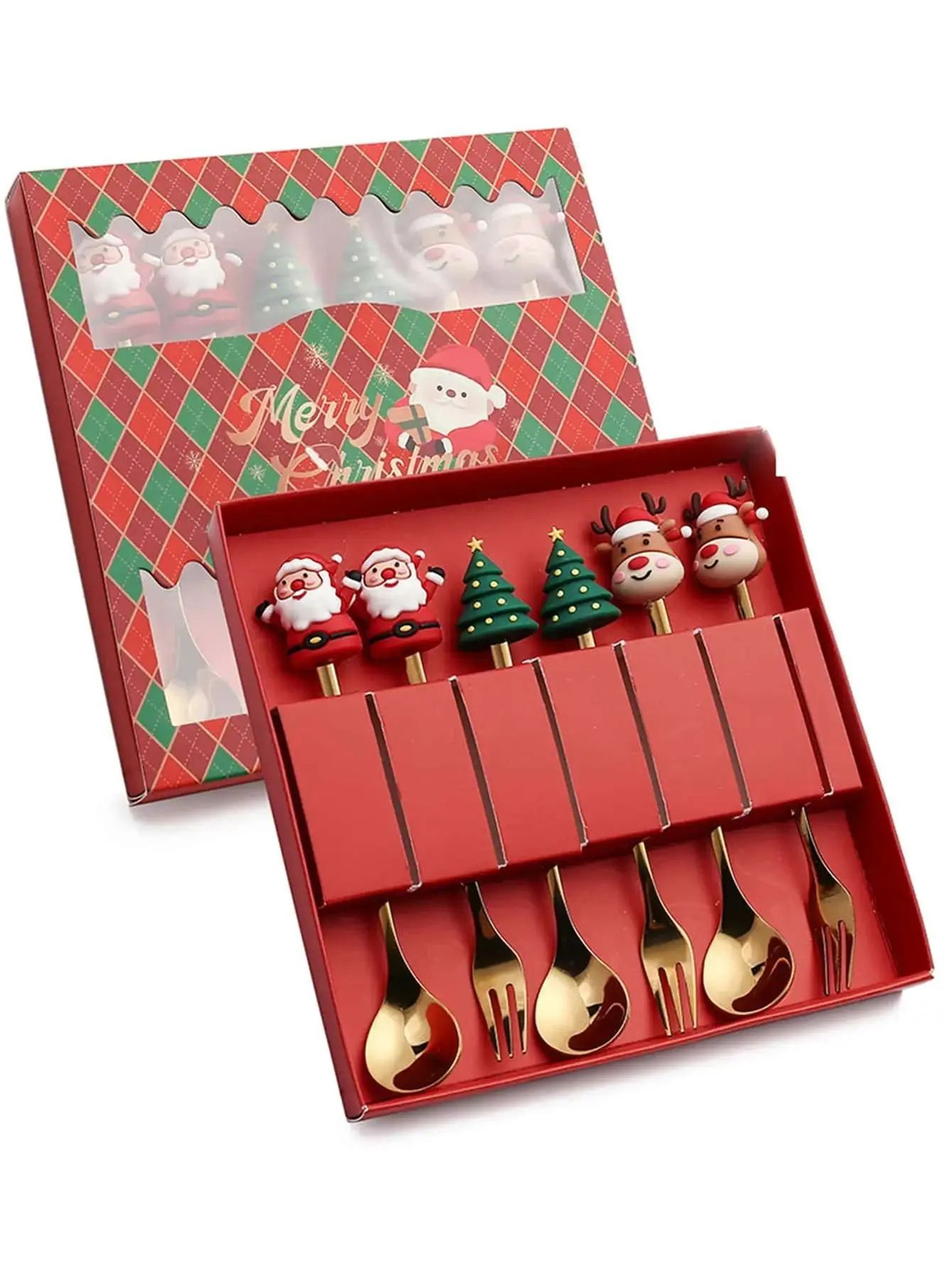 Christmas Themed Stainless Steel Cutlery Set 13
