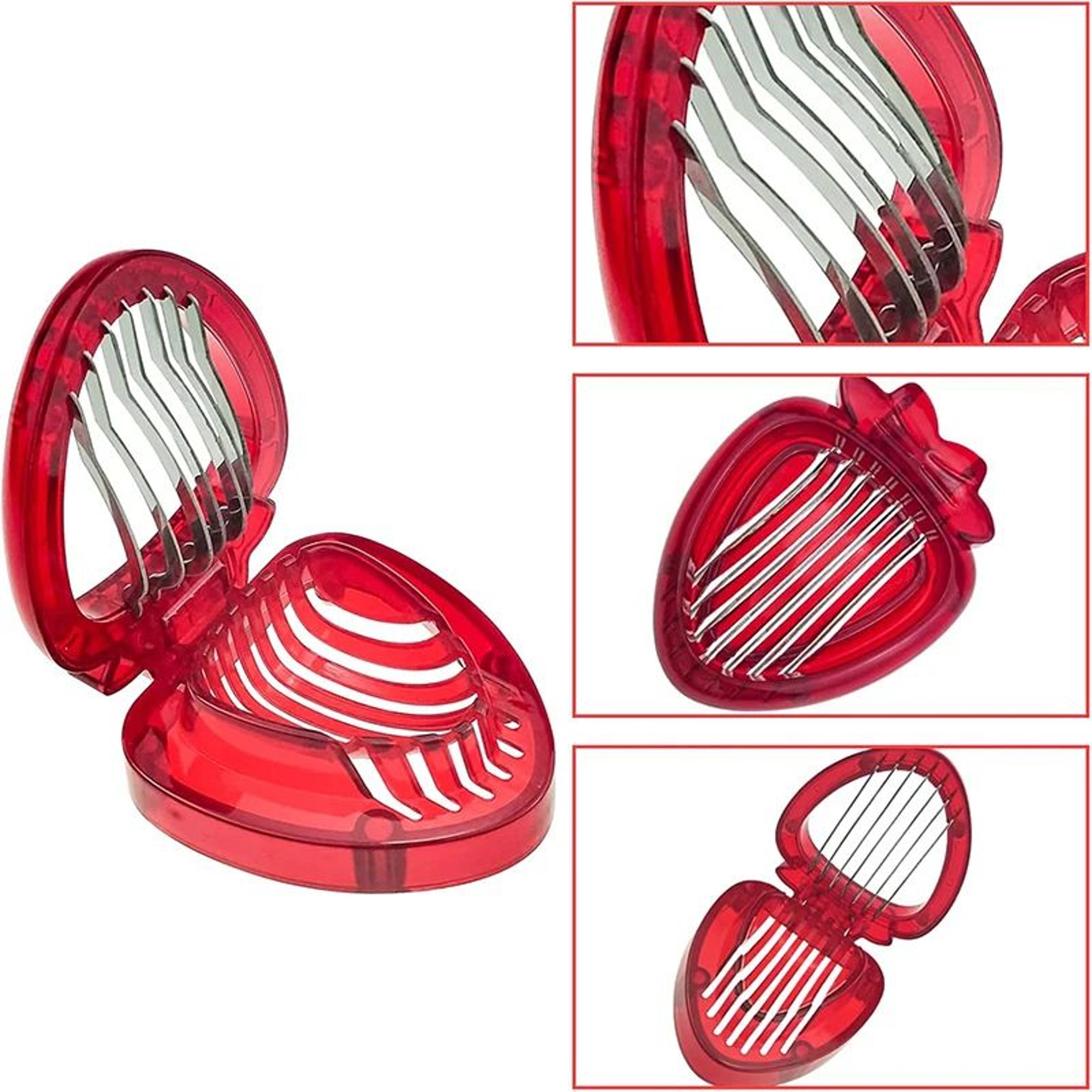 Stainless Steel Strawberry  Fruit Slicer 4