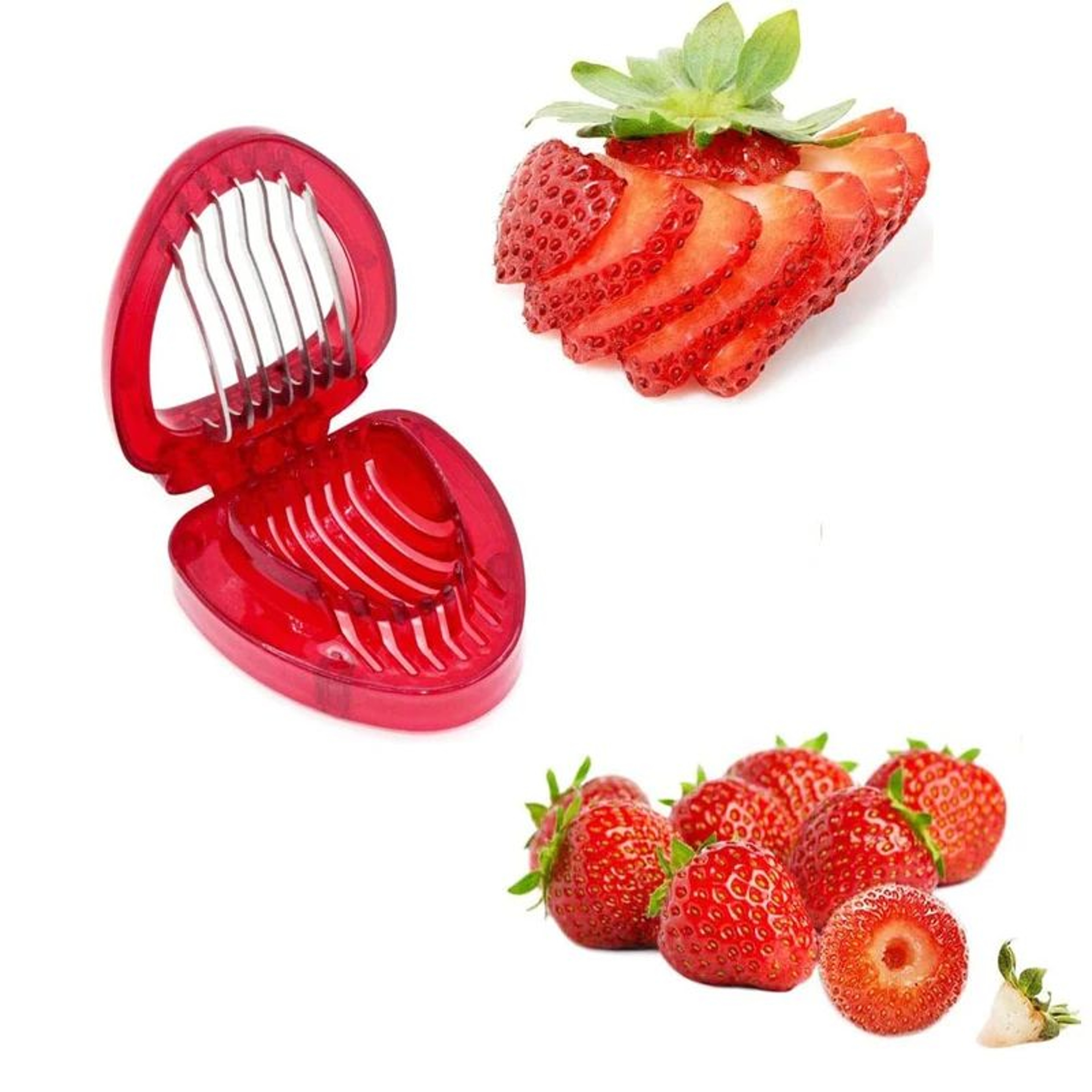 Stainless Steel Strawberry  Fruit Slicer 7