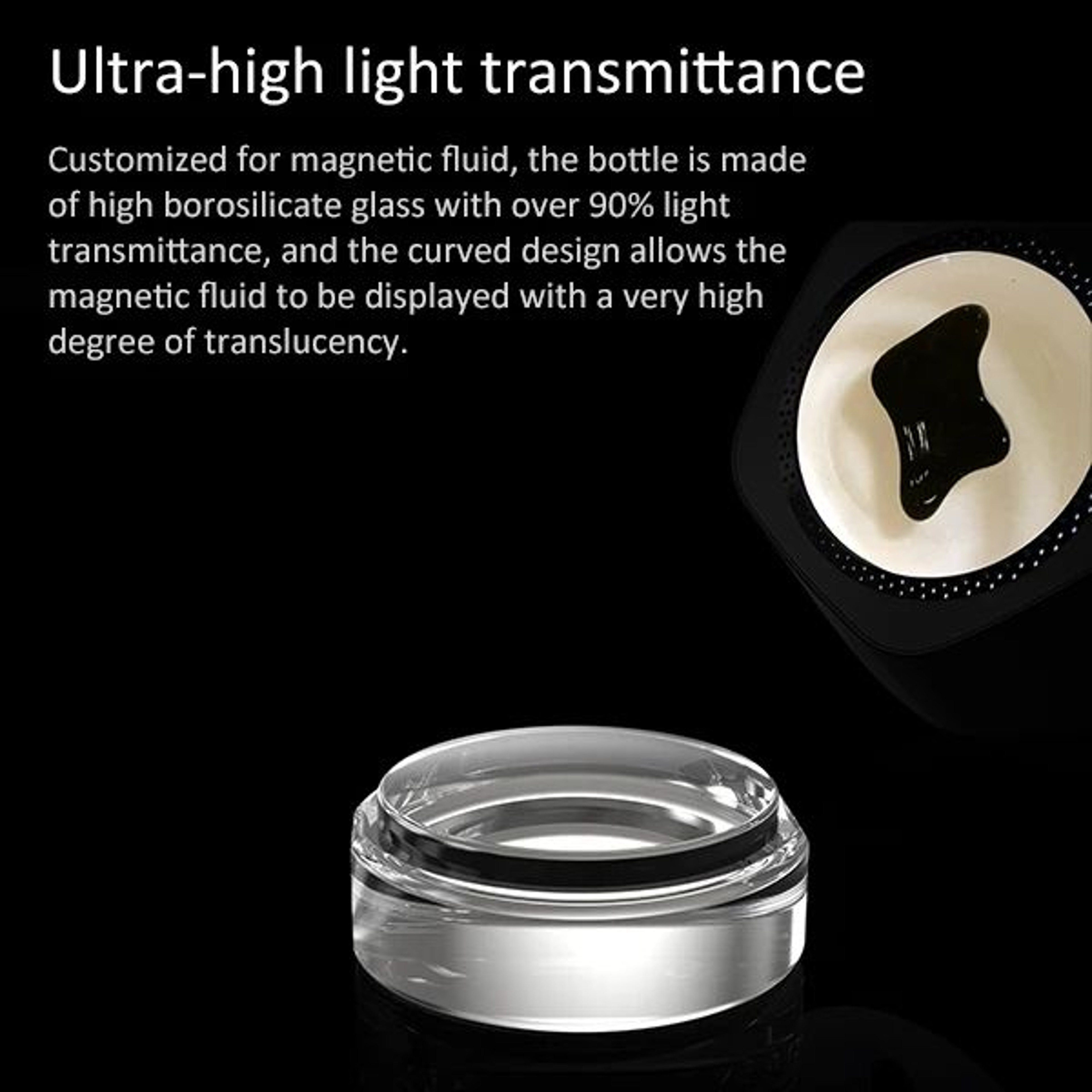 Magnetic Fluid Desktop Bluetooth Speaker  Rhythm Lamp 9