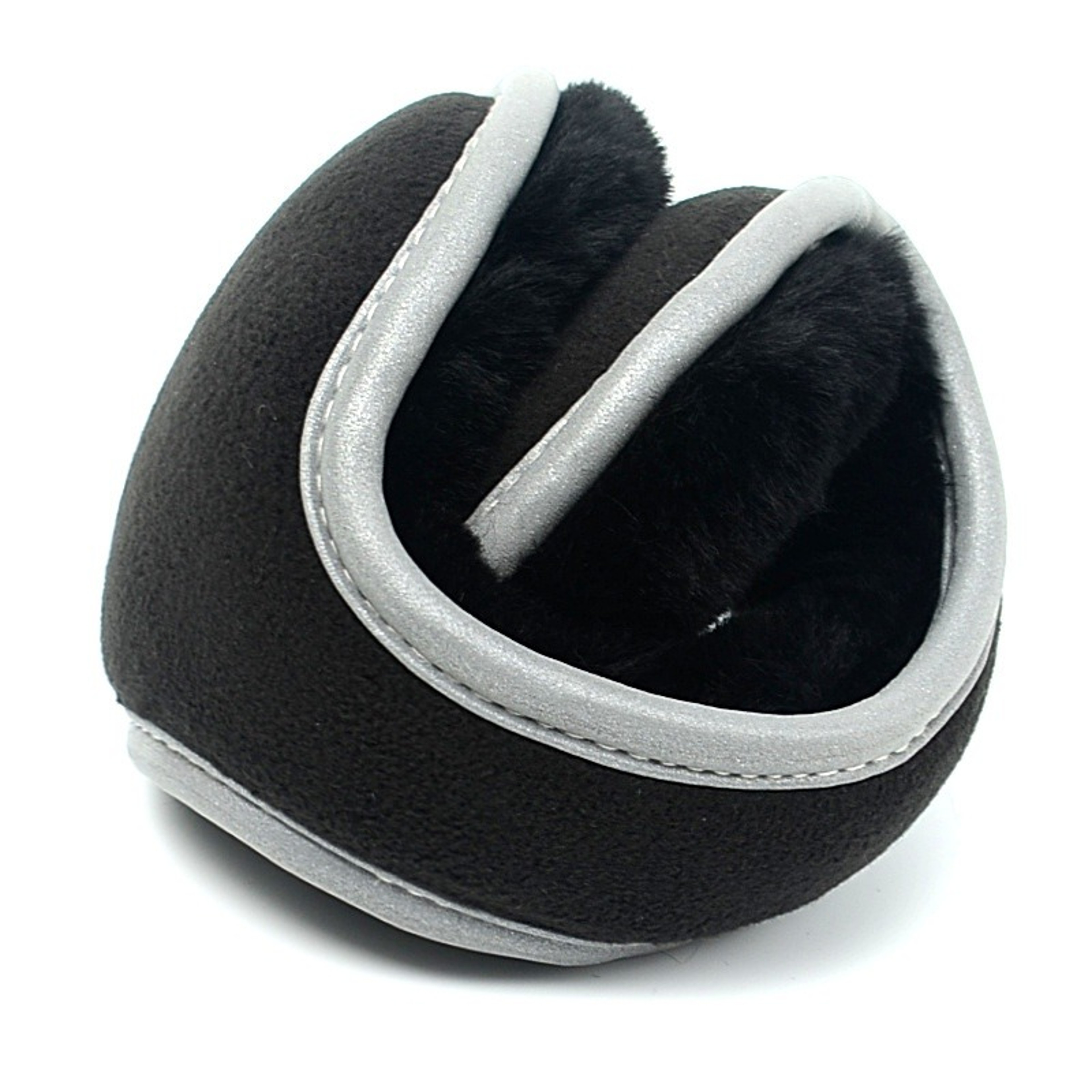 Foldable Reflective Ear Warmers Earmuffs for Winter Walking Running and Cycling – view 3