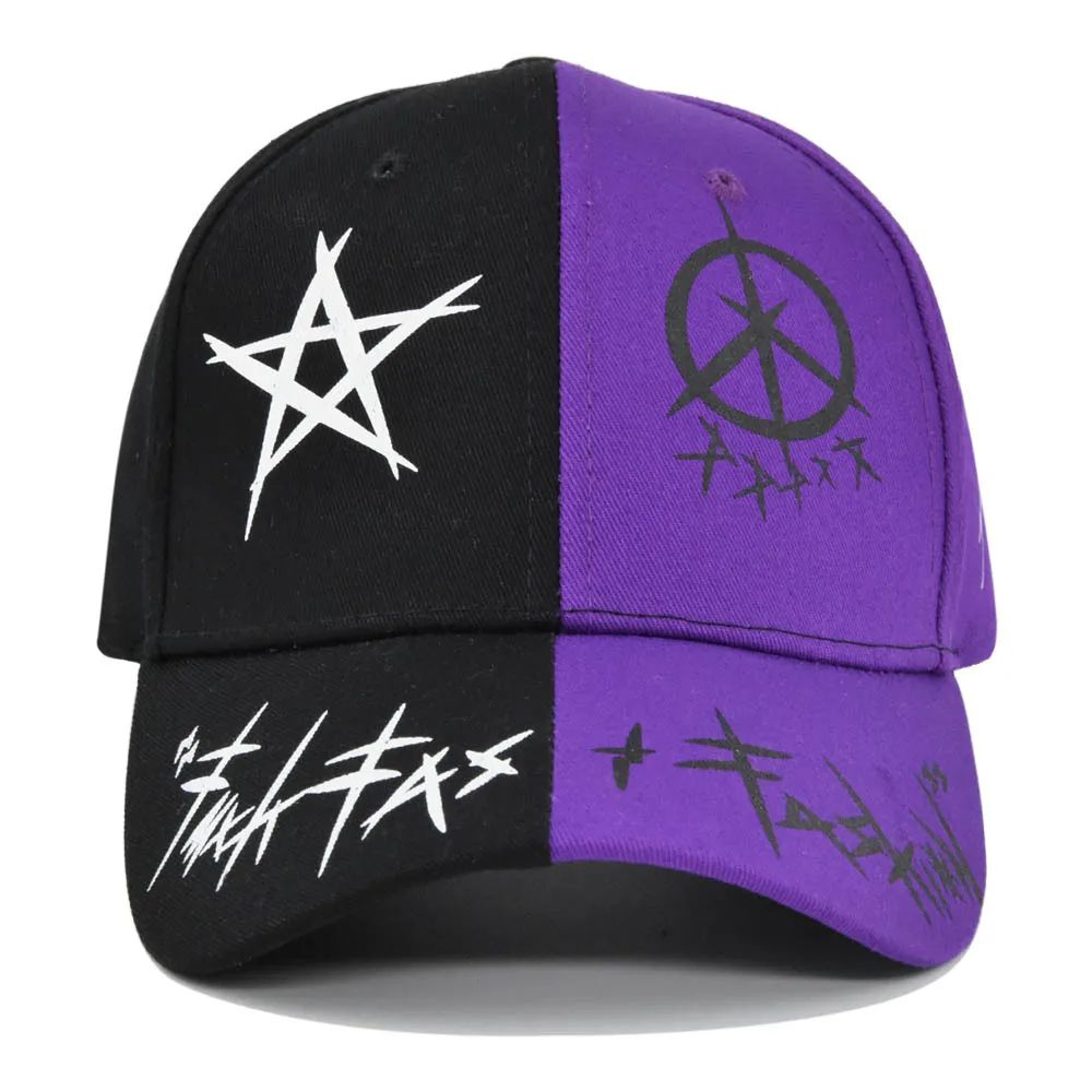 Graffiti Letter Patchwork Snapback Baseball Cap 15
